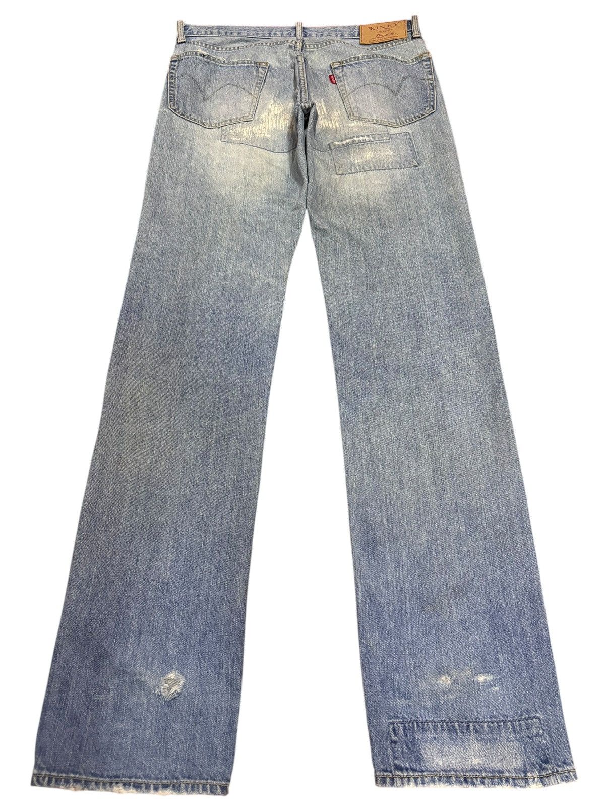 Hysteric Glamour Vintage Kinky Hysteric Glamour Distressed Patchwork Jeans Size US 31 - 2 Thumbnail