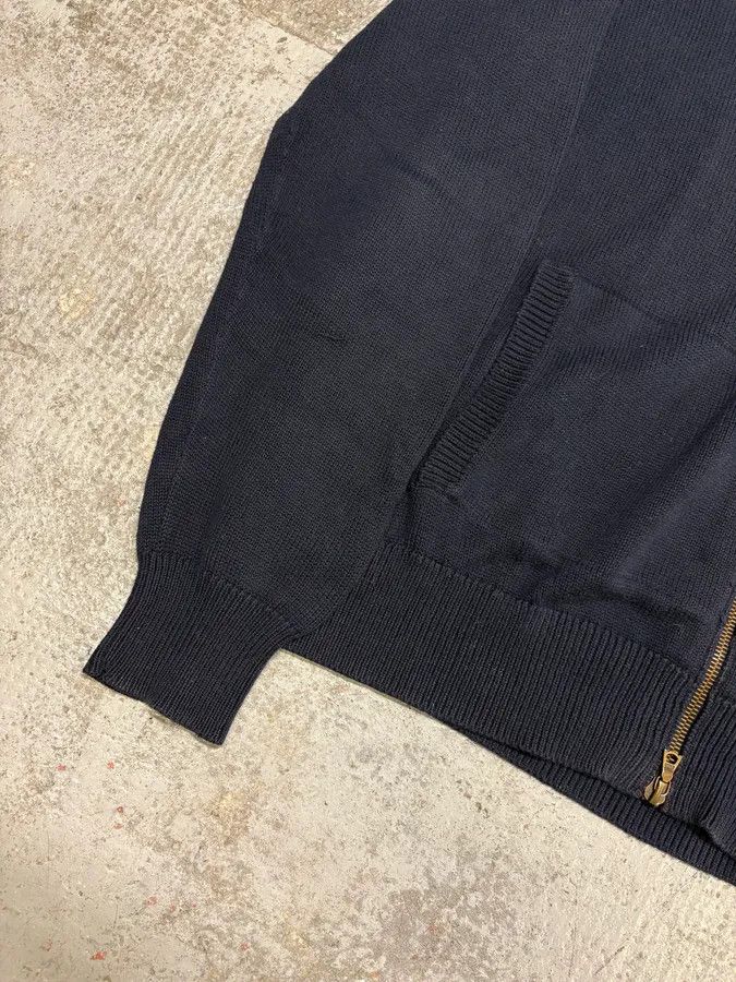 Dries Van Noten Dries Van Noten Navy Cardigan Zip-Up Sweater Size US S / EU 44-46 / 1 - 8 Thumbnail