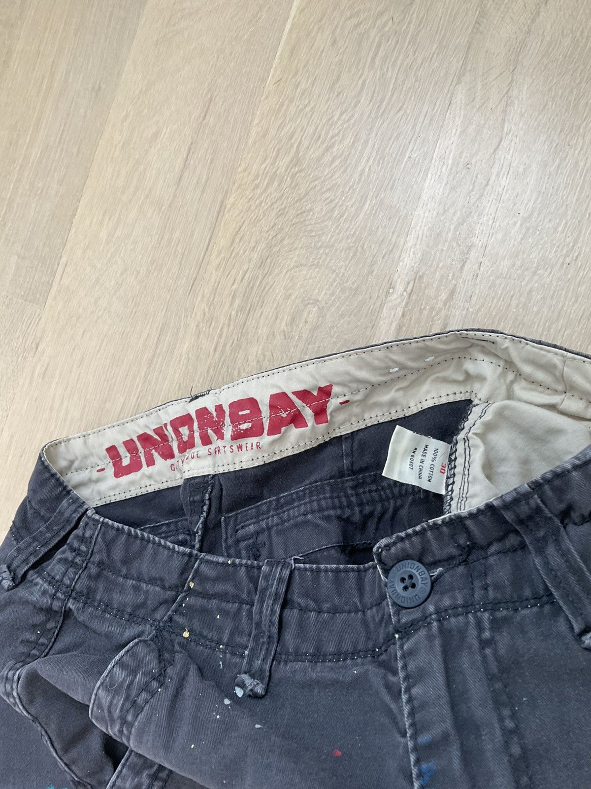 UNIONBAY UNIONBAY Cargo Shorts Paint Splatter Distressed Pants Size US 30 / EU 46 - 6 Thumbnail