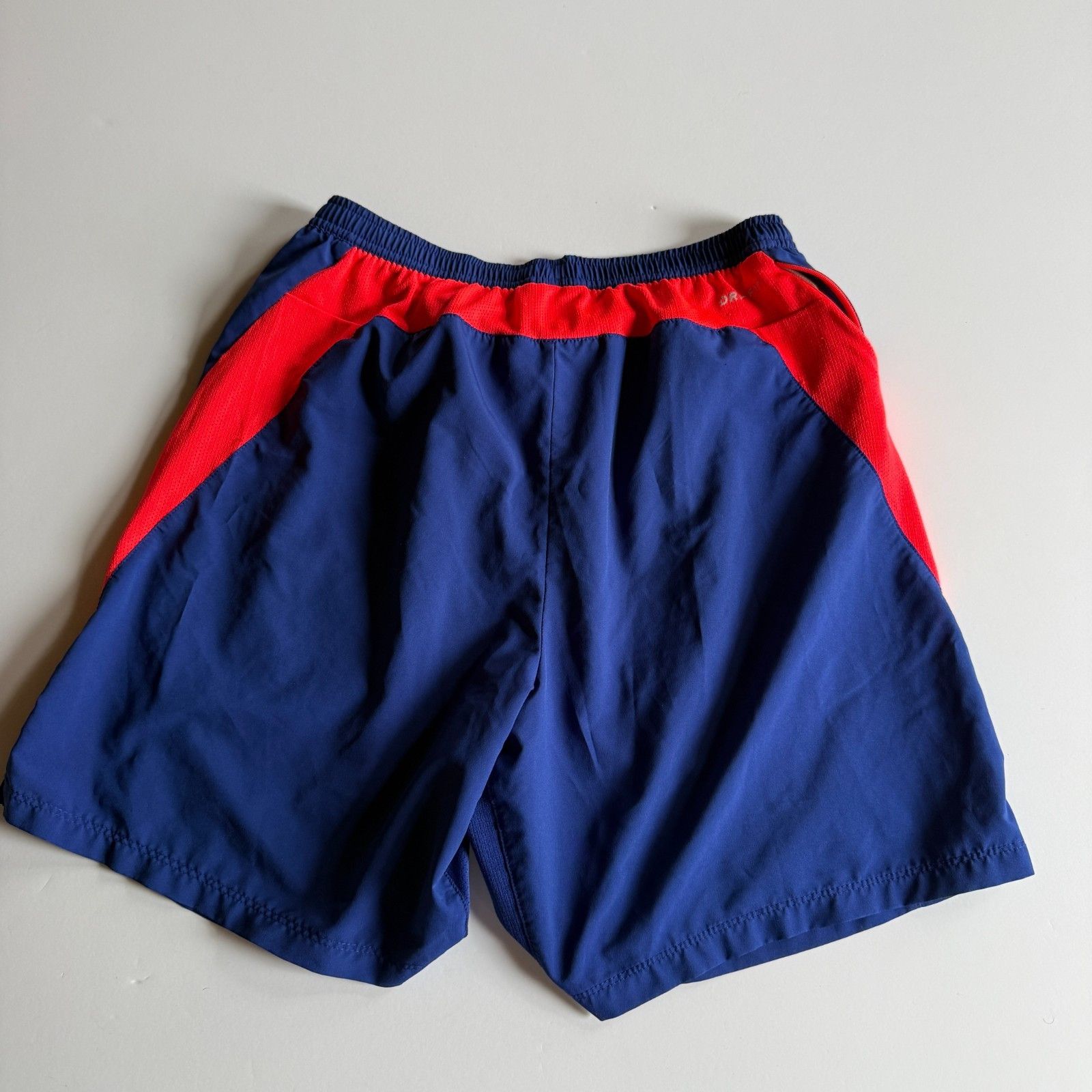 Nike NIKE Dri-FIT Blue & Red Performance Shorts - Men’s Medium Size US 32 / EU 48 - 4 Thumbnail