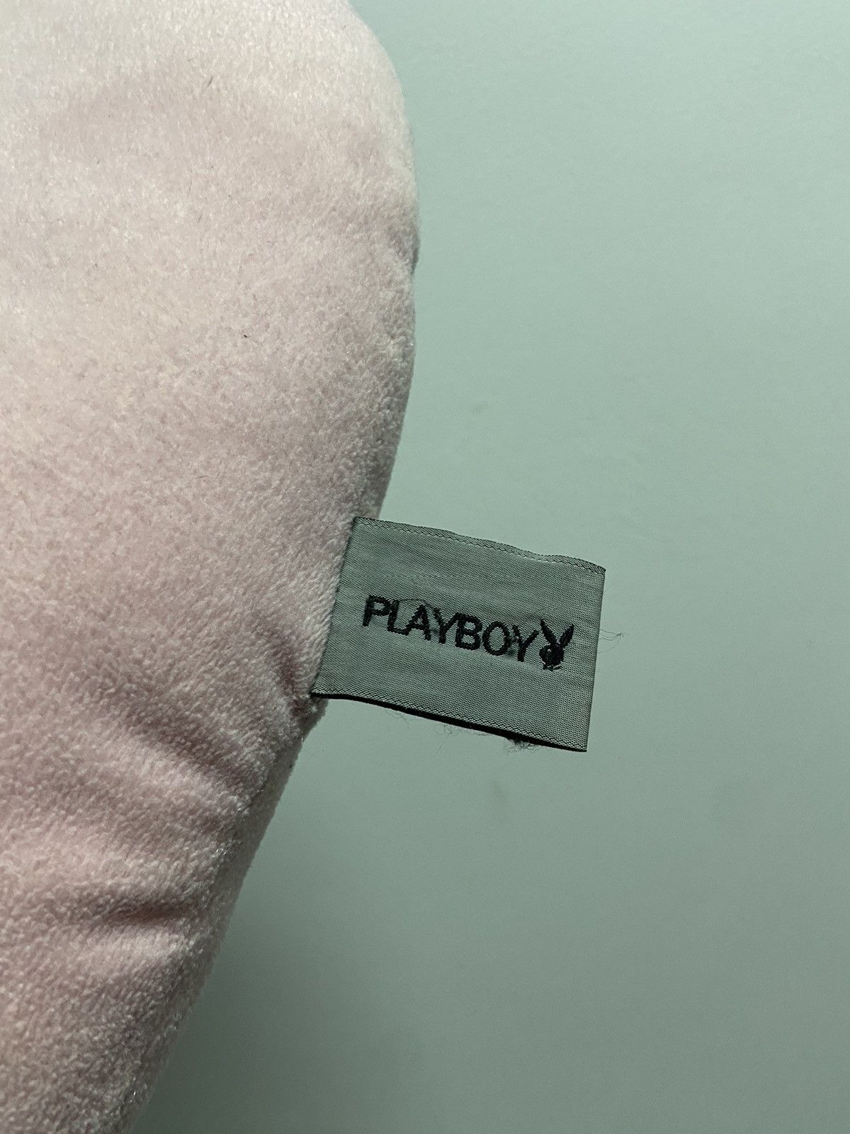 Playboy × Vintage Playboy Rabbit 🐰 Head 2005 heart ❤️ Vintage Pillow Size ONE SIZE - 4 Thumbnail