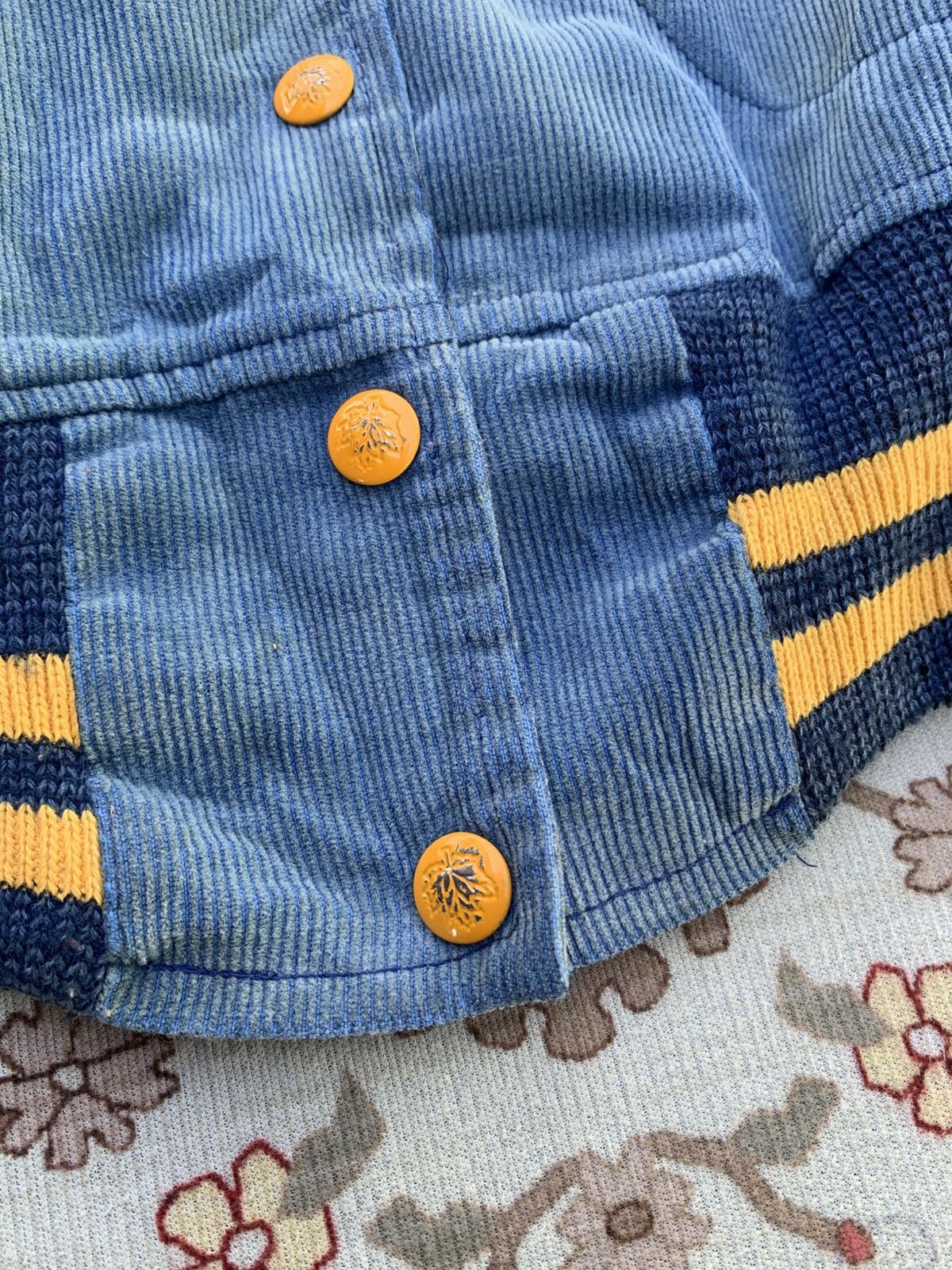 Vintage VINTAGE 60s MAPLE CORDUROY CHAINSTITCH VARSITY JACKET Size US M / EU 48-50 / 2 - 4 Thumbnail