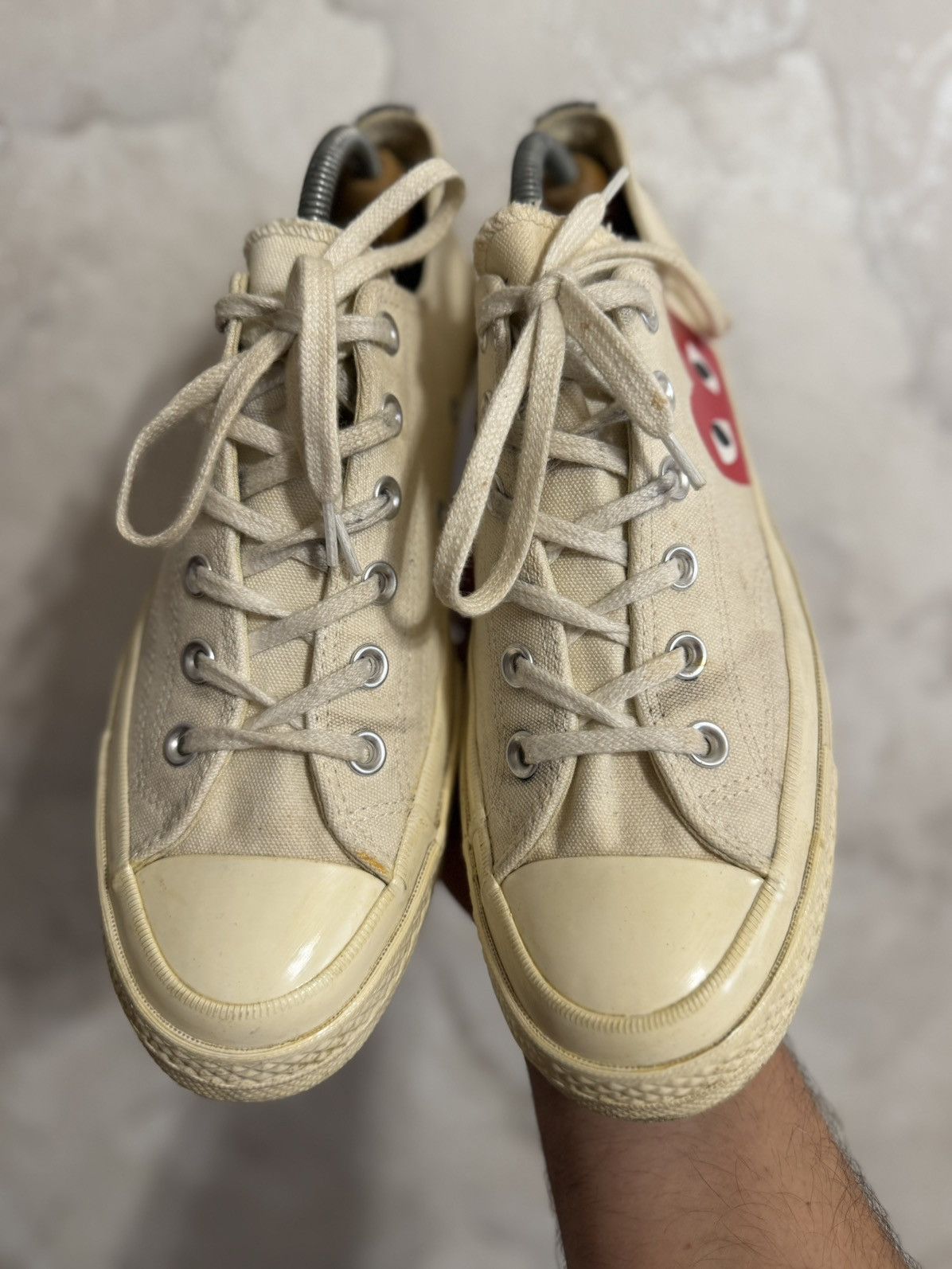 Comme des Garcons PLAY × Converse RARE Convers Comme Des Garcons PLay 70"s Size 8 Size US 8 / EU 41 - 2 Thumbnail