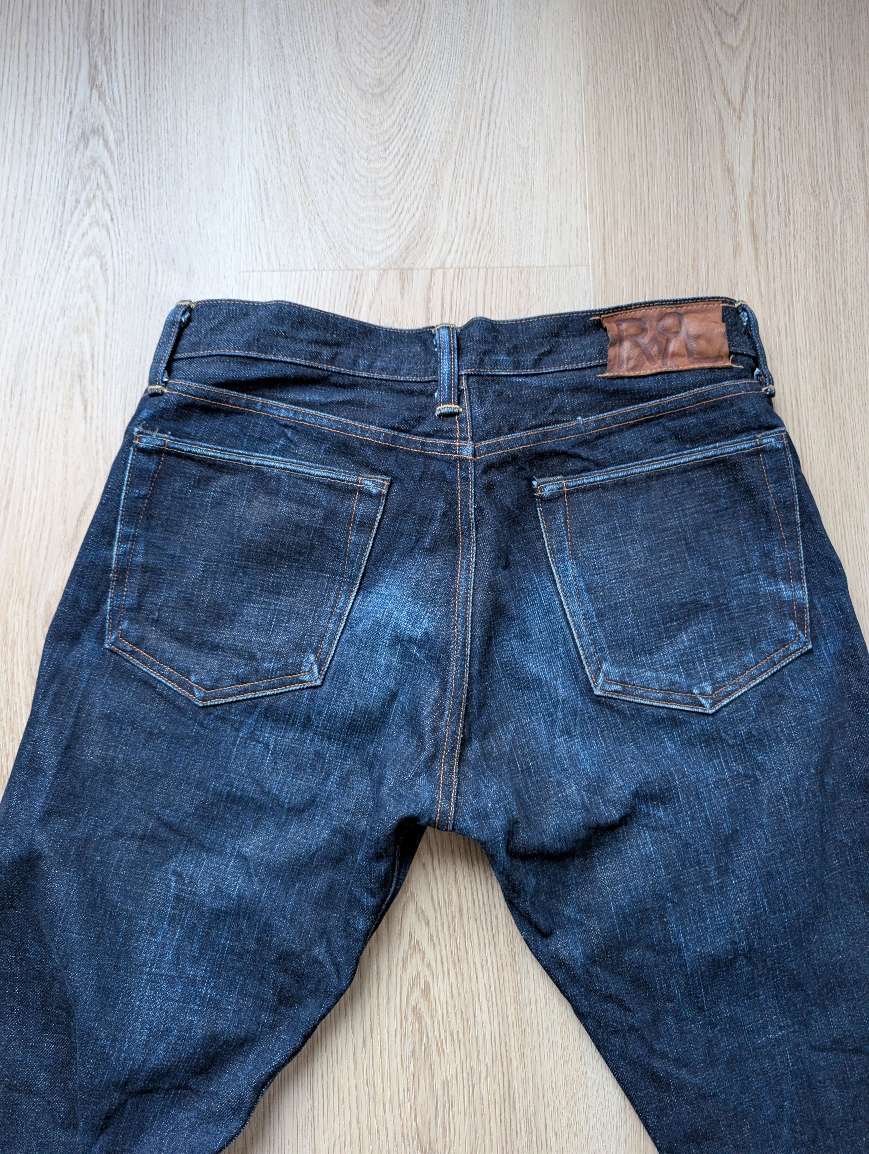 RRL Ralph Lauren RRL Slim Narrow Selvedge Jeans Woven Sanforized 30x34 Size US 30 / EU 46 - 12 Thumbnail