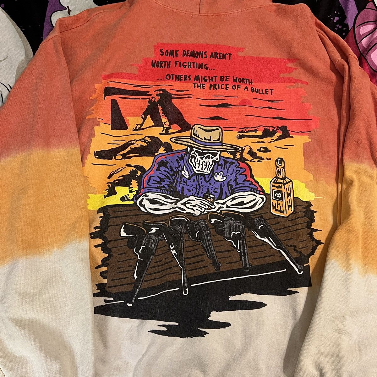 Warren Lotas WARREN LOTAS 5 GUNS PRICE OF A BULLET TYE DYE HOODIE XXL Size US XXL / EU 58 / 5 - 2 Thumbnail