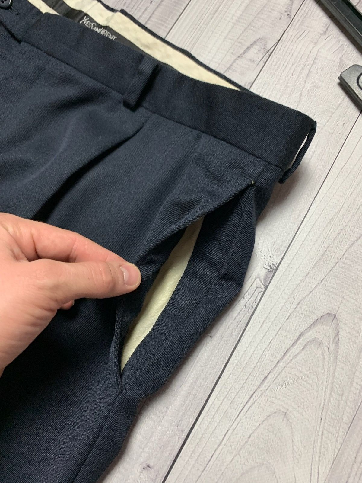 Vintage × Yves Saint Laurent Ysl vintage pants trousers Yves saint Laurent Size 38 Size US 38 / EU 54 - 5 Thumbnail
