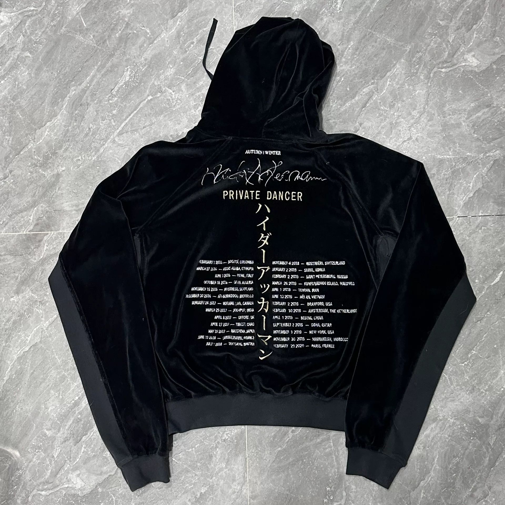 Haider Ackermann Haider Ackermann Velvet Hooded Sweatshirt Size US XL / EU 56 / 4 - 1 Thumbnail