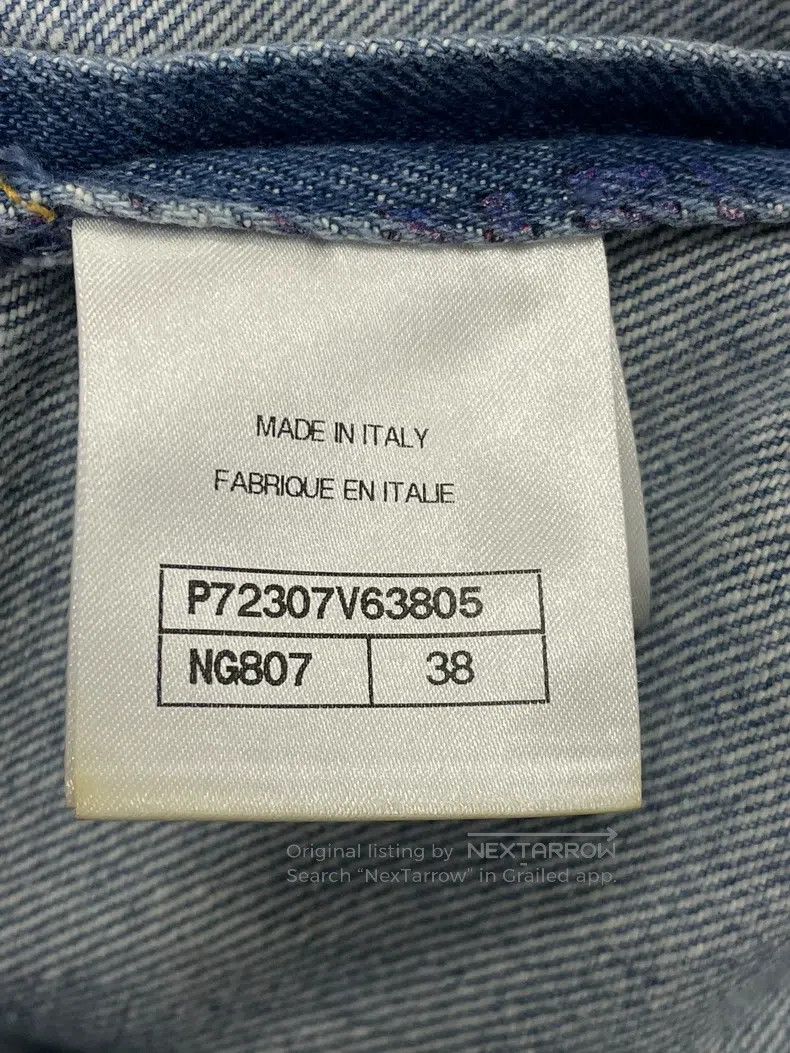 Chanel Chanel Blue letter logo graffiti denim jacket Size XS / US 0-2 / IT 36-38 - 5 Thumbnail