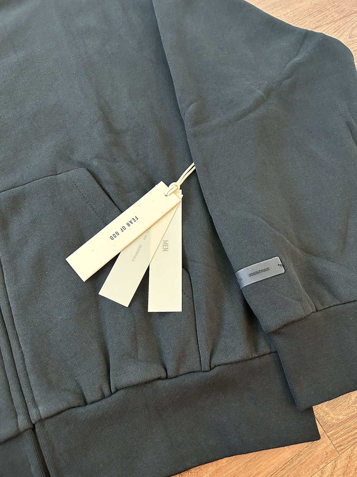 Fear of God Authentic Fear of God Essentials Jet Black Hoodie SS25 Sz S Size US S / EU 44-46 / 1 - 7 Thumbnail
