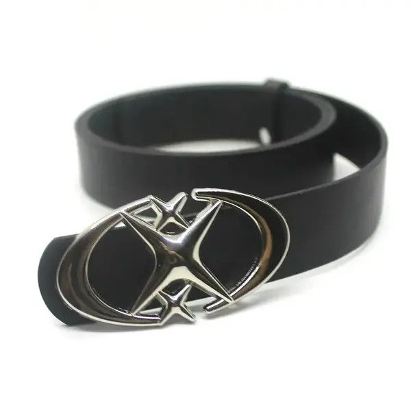 Designer × Japanese Brand Star Buckle Belt Design Gothic Size 42 - 1 Thumbnail