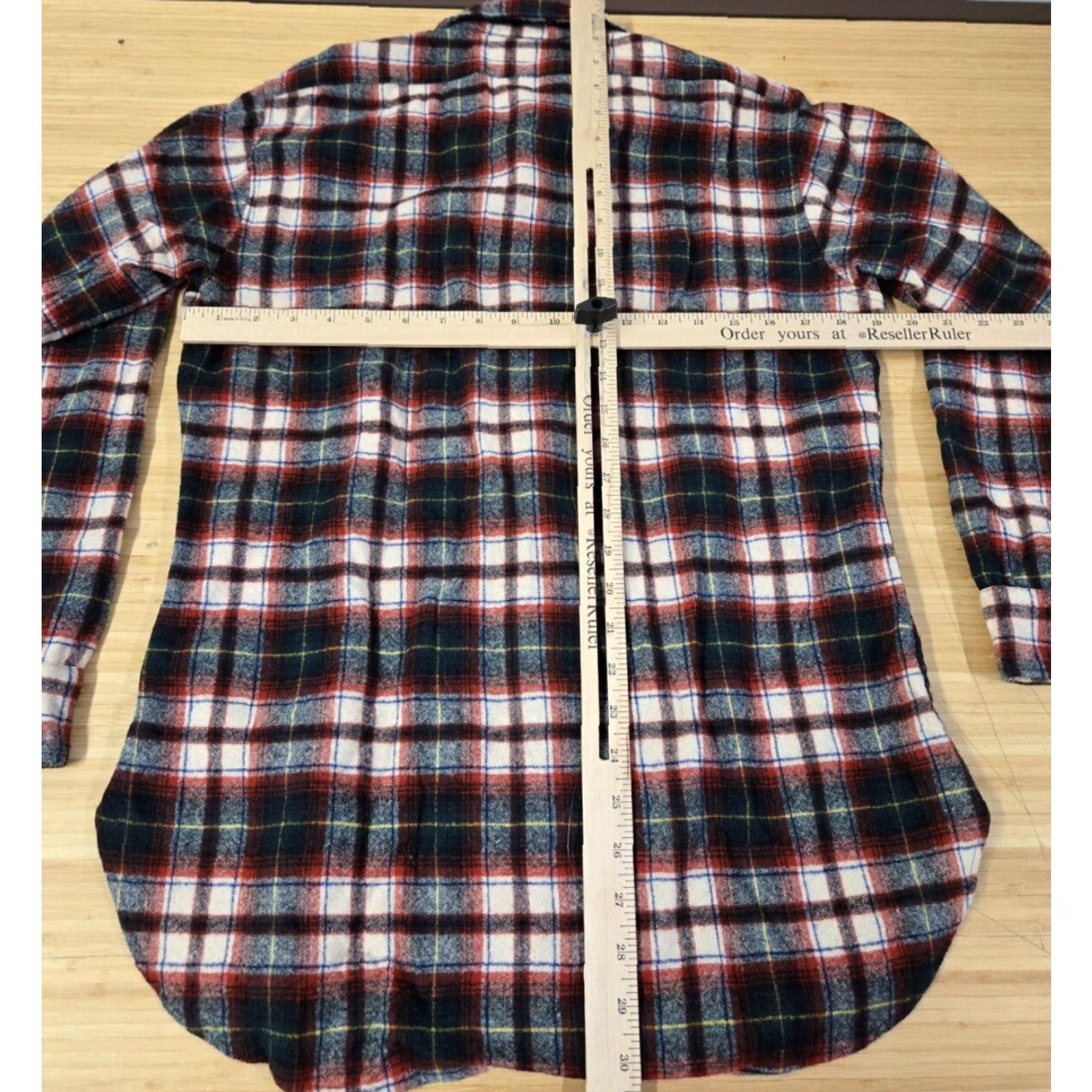 Pendleton VINTAGE Pendleton Shirt Beatrice Dress Tartan Plaid Wool Long Sleeve Button-Up Mens M Red USA Size 40R - 6 Thumbnail