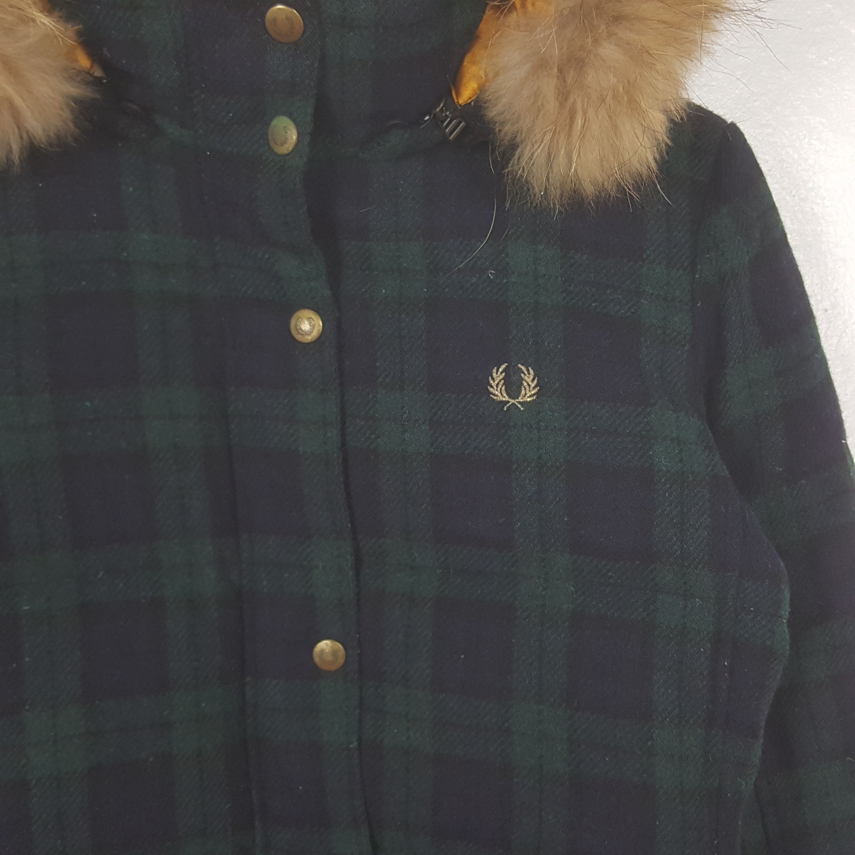 Fred Perry Vintage Fred Perry Wool Winter Hoodies Jacket C310N16 Size US XS / EU 42 / 0 - 2 Thumbnail