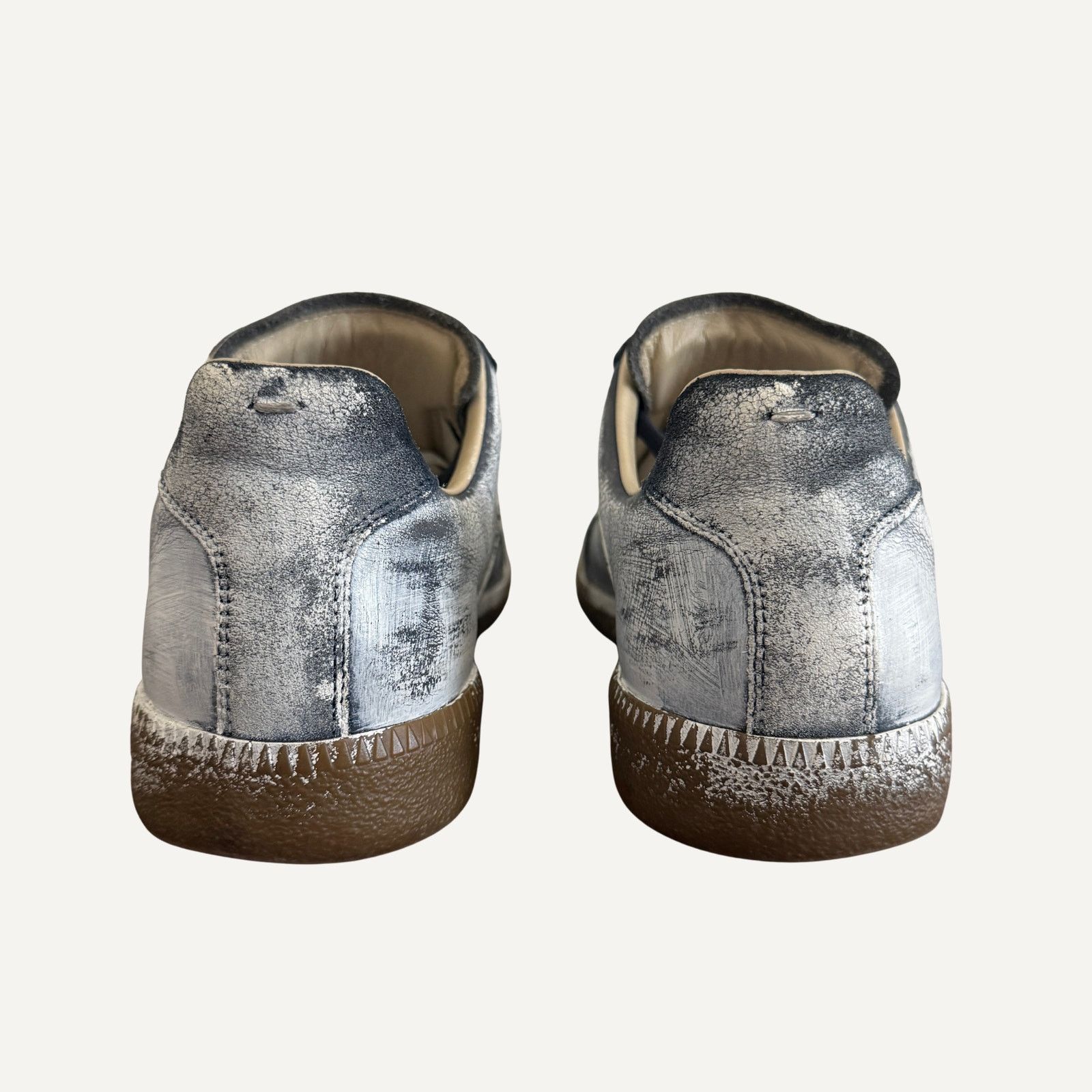 Maison Margiela Size 7US - Maison Margiela Mens Painted GAT Replica Trainer Size US 7 / EU 40 - 4 Thumbnail