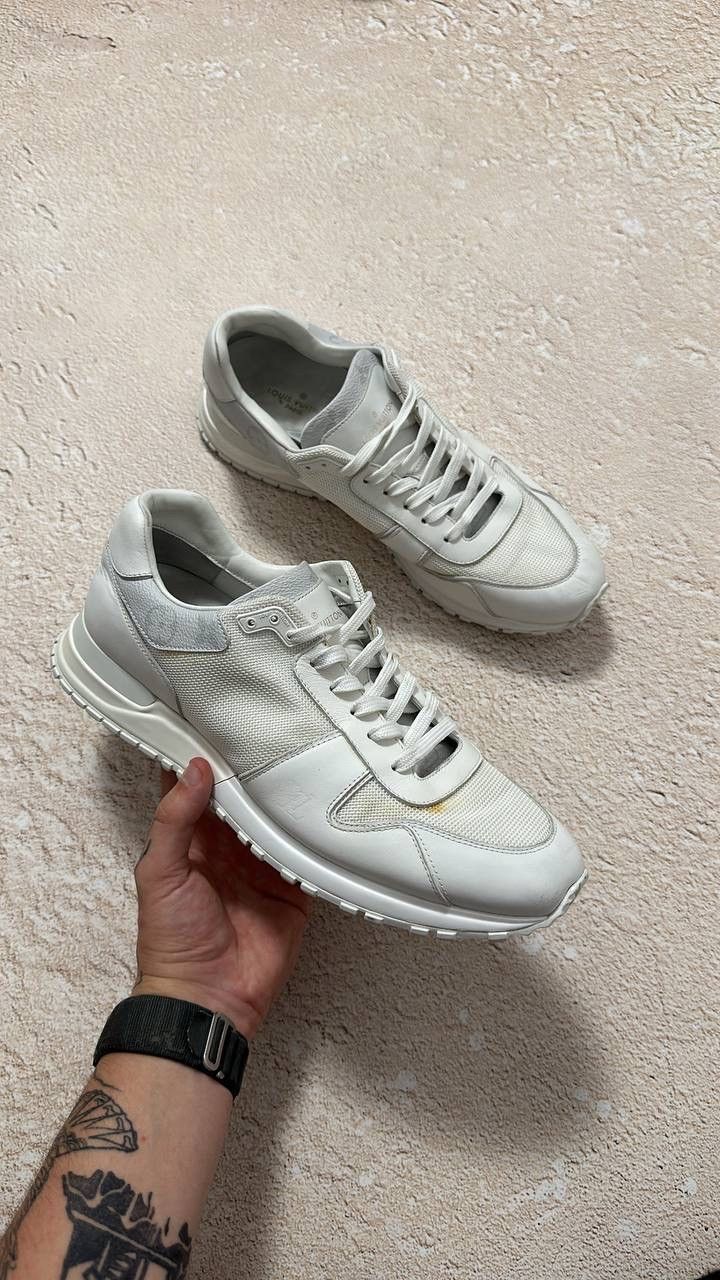 Louis Vuitton distressed futuristic sneakers