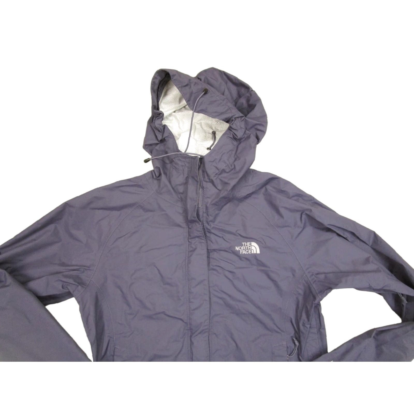 The North Face The North Face Jacket Women Small Purple HyVent 2.5L Hooded Rain Coat Waterproof Nylon Outer Shell Zip Pockets All Seasons Mid-Length Size S / US 4 / IT 40 - 1 Thumbnail