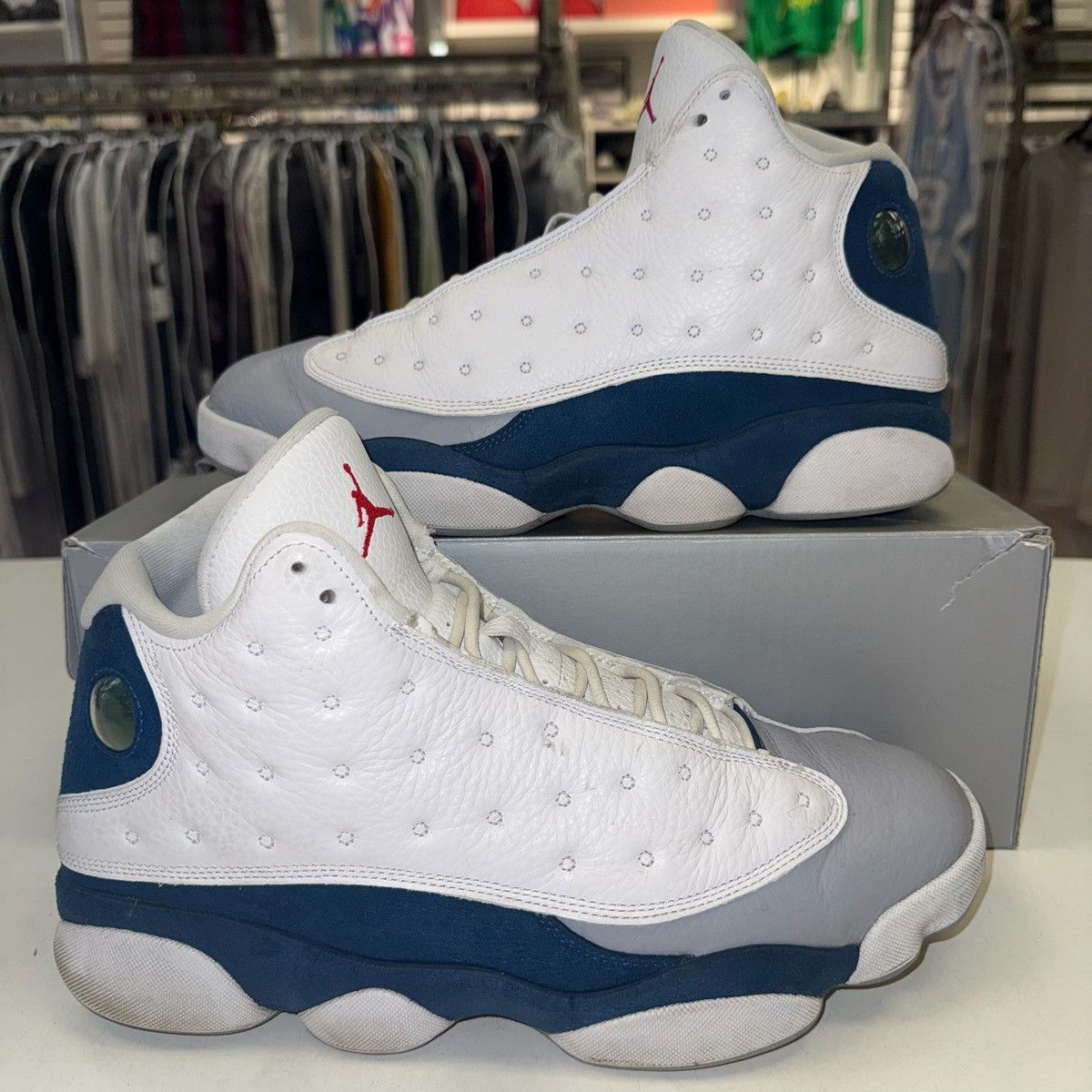 Jordan Brand Size 12.5 -Nike Air Jordan 13 Retro French Blue (414571-164) Size US 12.5 / EU 45-46 - 1 Thumbnail