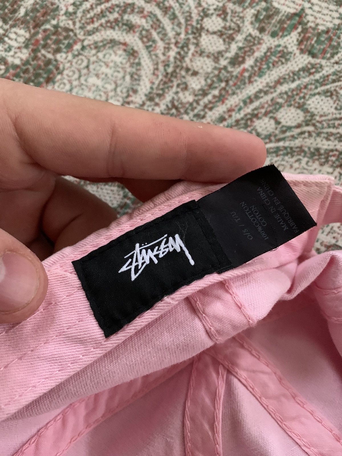 Japanese Brand × Stussy Stussy pink cap streetwear Size ONE SIZE - 5 Thumbnail
