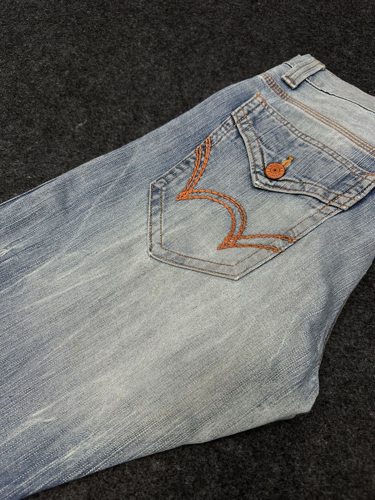 Edwin × If Six Was Nine × Le Grande Bleu (L.G.B.) Vintage Edwin XV Japan Distressed Denim Size 32 F44 Size US 32 / EU 48 - 12 Thumbnail