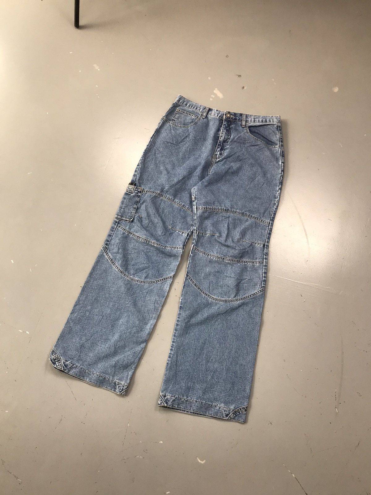 JNCO × Southpole × Vintage Vintage Go southern big pocket SpellOut denim Size US 34 / EU 50 - 3 Thumbnail