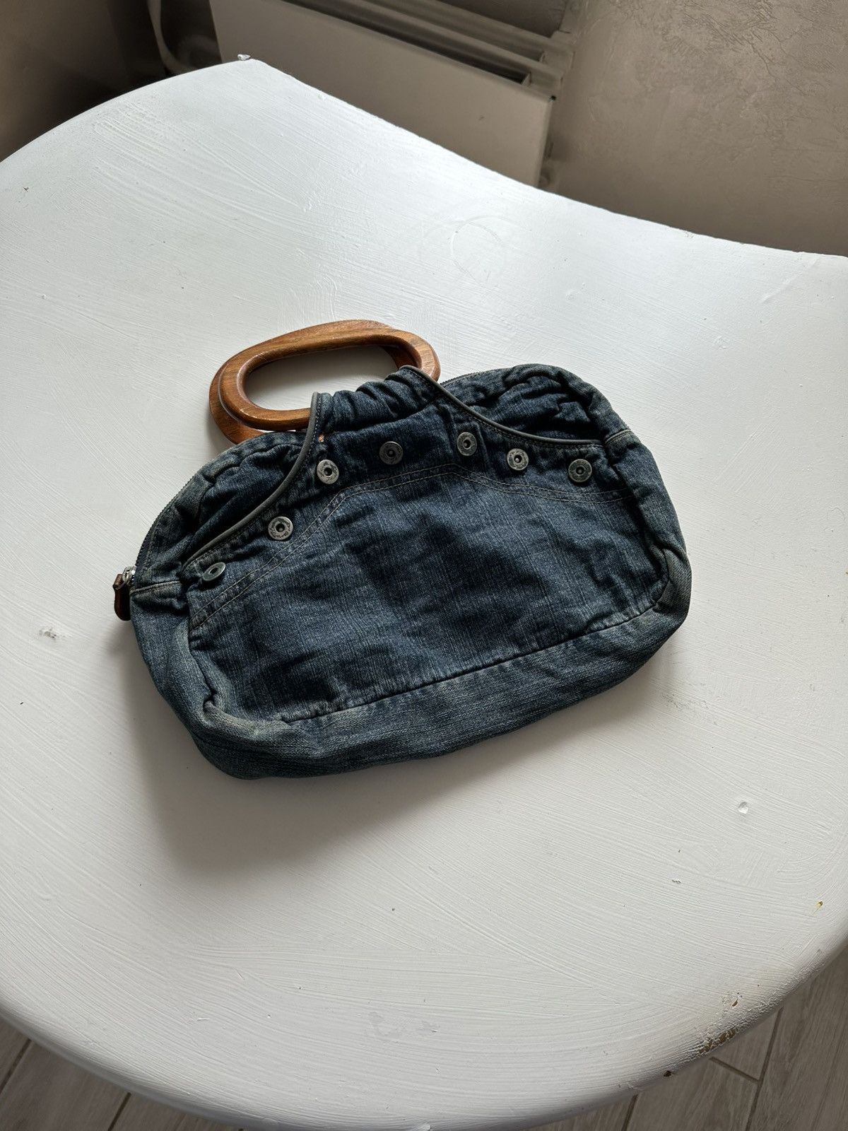 Other Vintage Jeans Button Wooden Handles Bag Retro Band Opium Size ONE SIZE - 1 Thumbnail