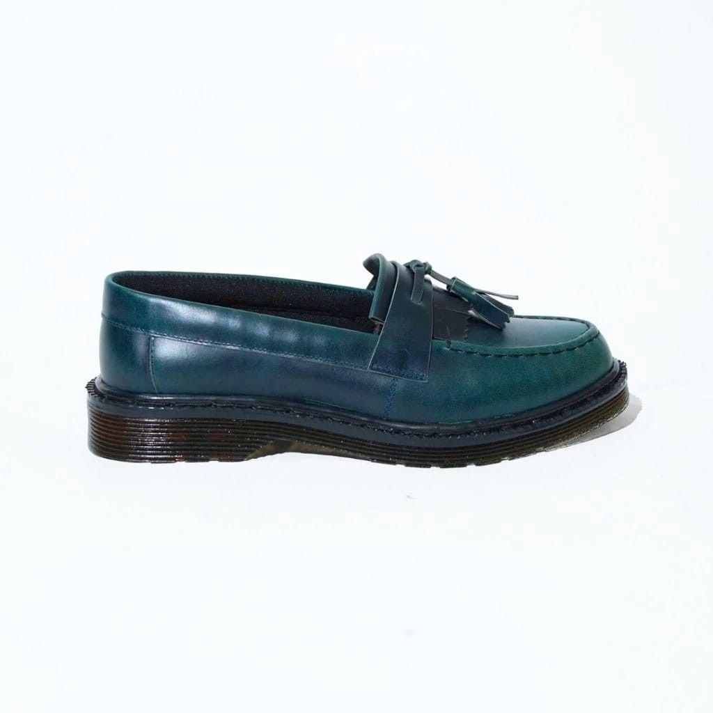 Ivy Crew × Leather × SIMPLE PROJECT Kurt Leather Loafer Green Size US 10 / EU 43 - 2 Thumbnail