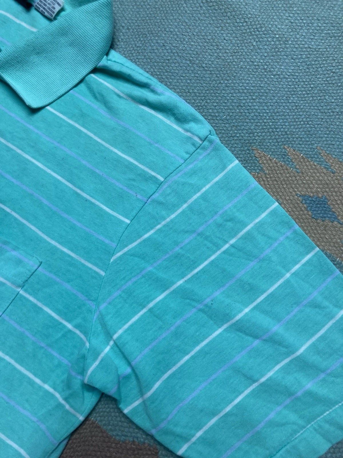 Vintage Vintage 80s polo shirt striped soft golf stain adult medium Size US M / EU 48-50 / 2 - 4 Thumbnail