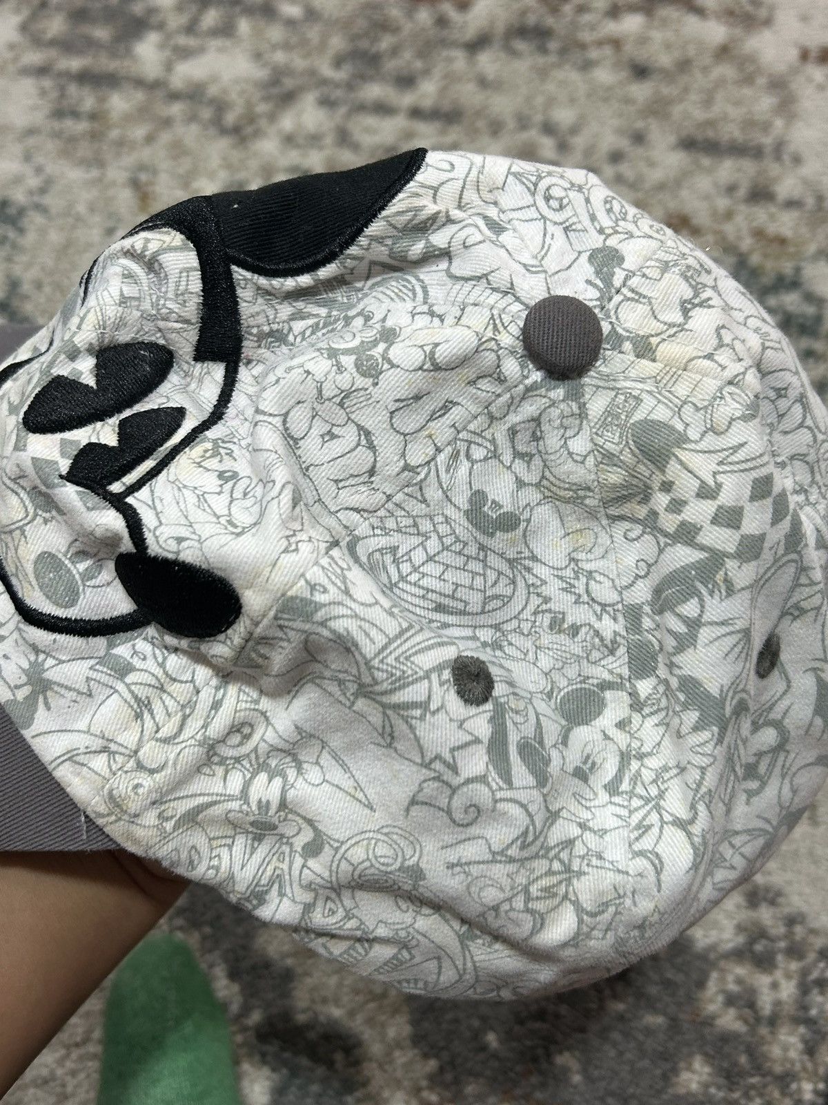 Vintage Vintage Y2K Disney Mickey Mouse Graffiti Hat Size ONE SIZE - 3 Thumbnail