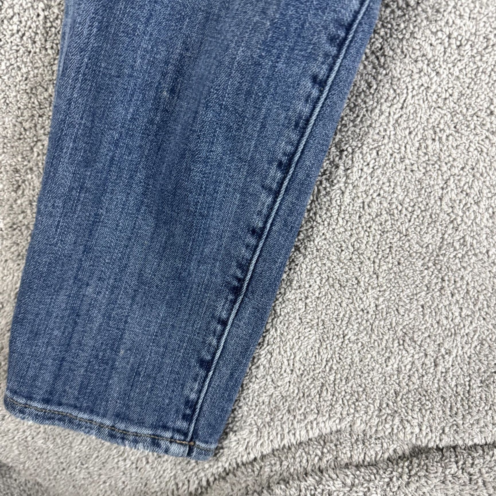 Lucky Brand Lucky Brand Sienna Slim Boyfriend Jeans Womens 4/27 Blue Mid Rise Distressed Jeans Size 27" / US 4 / IT 40 - 4 Thumbnail