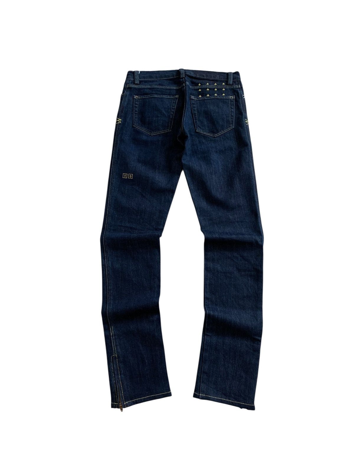 Ksubi Super Skinny Zip After Dark Indigo Jeans