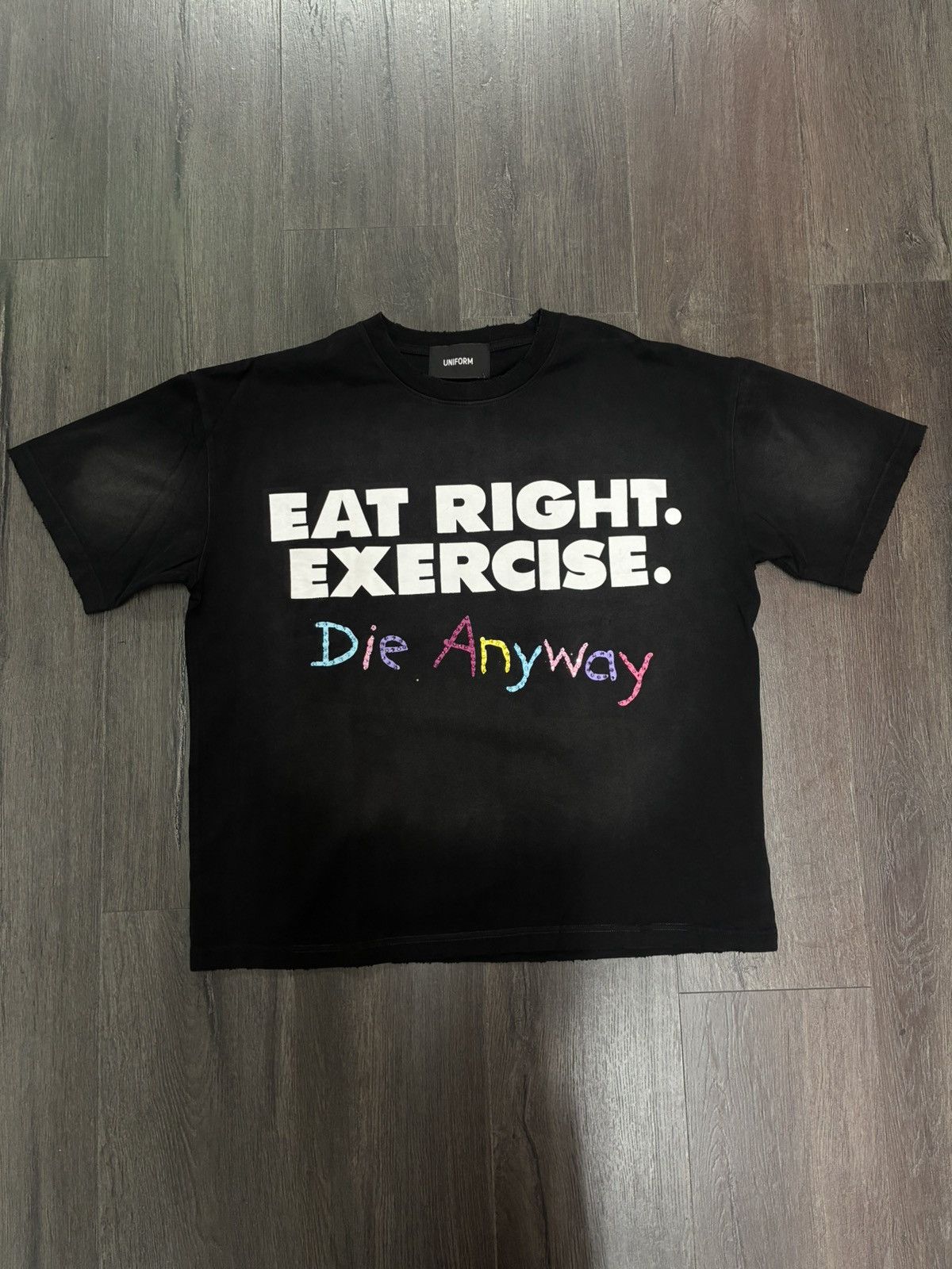 Other Uniform International Die Anyway Black T Shirt Size US M / EU 48-50 / 2 - 1 Thumbnail
