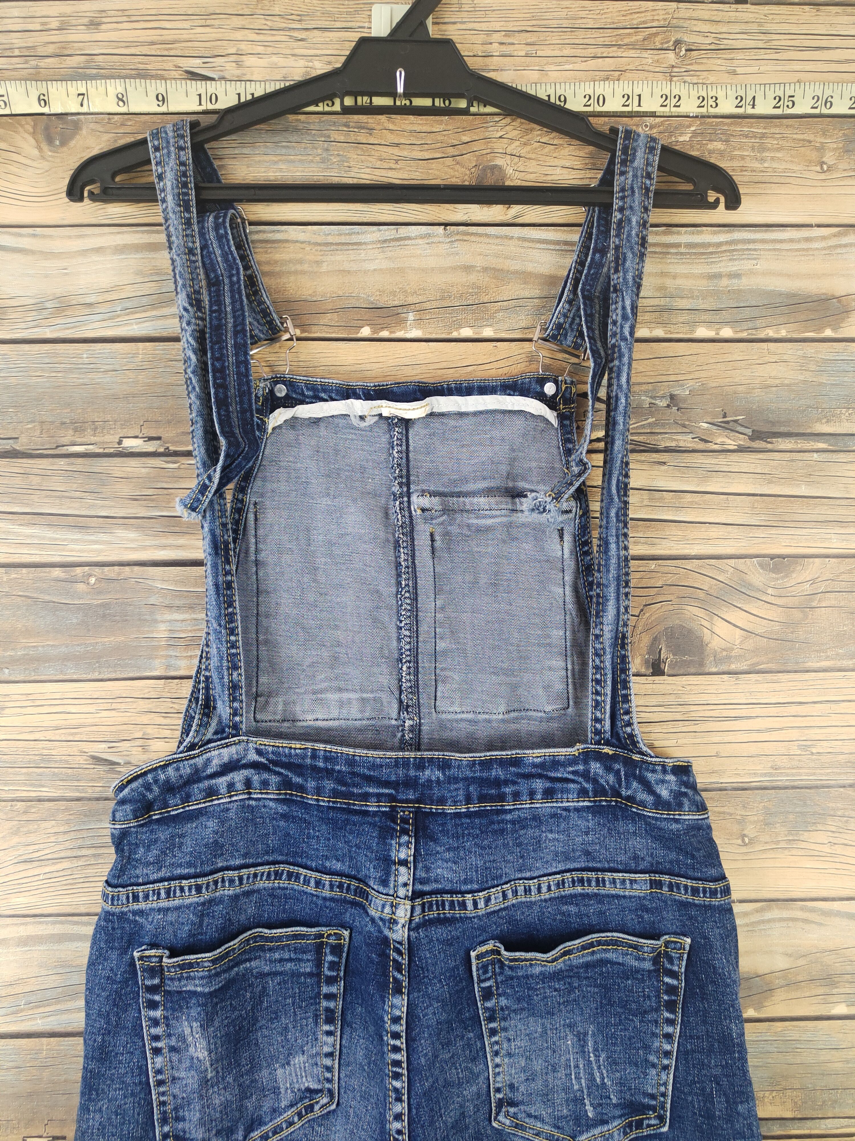 Japanese Brand × Vintage Vintage Japanese Brand Dark Blue Denim Jumpsuits Size 30" / US 8 / IT 44 - 11 Thumbnail