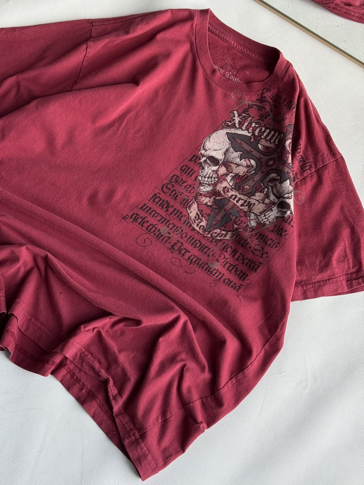 Ken Carson Affliction Ken carson Style Grunge Skull Tee Red L size Goth Size US L / EU 52-54 / 3 - 10 Thumbnail