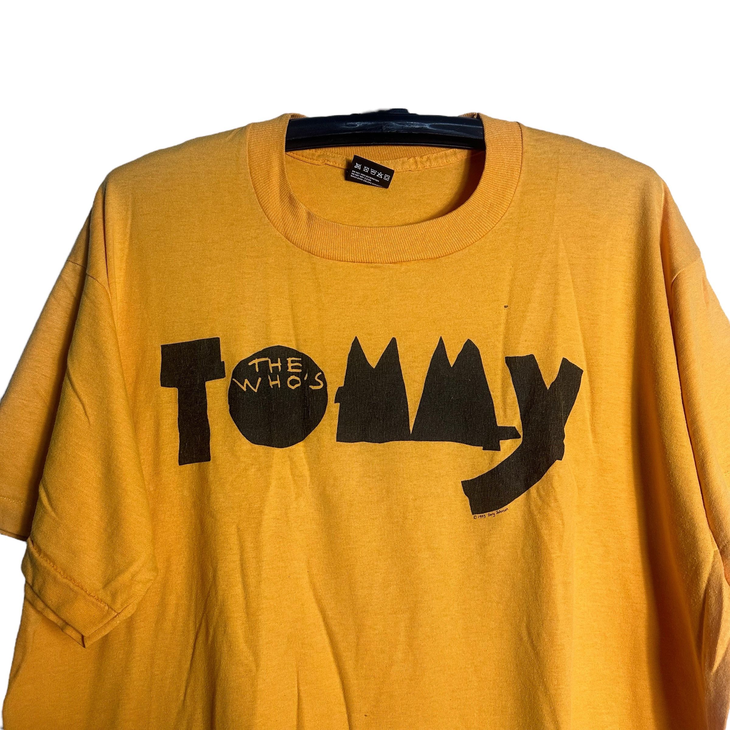 Band Tees 🔥RARE🔥The Who Band Tommy Promo T-shirt Single Stich Size US XL / EU 56 / 4 - 2 Thumbnail
