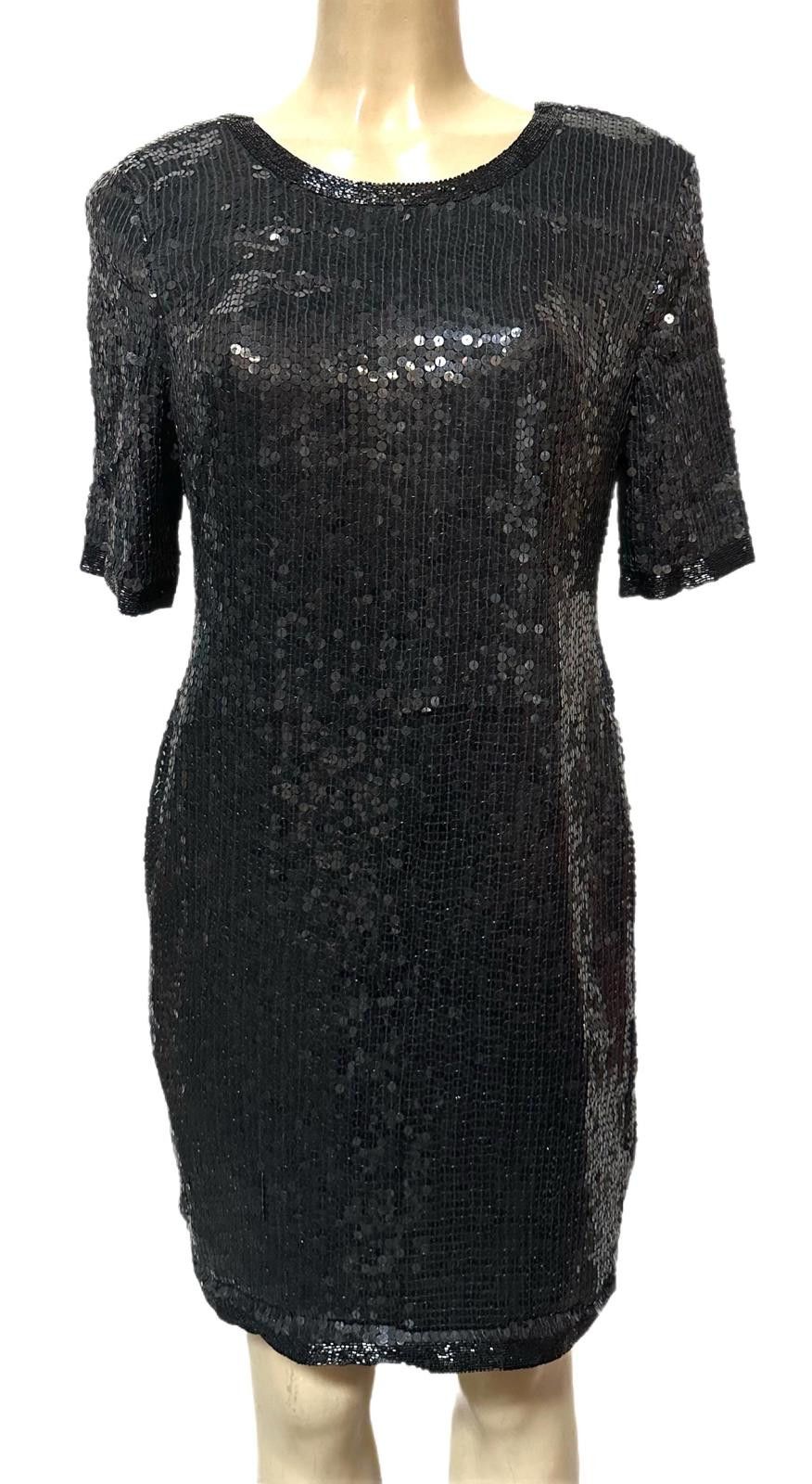 Other Sequined Dress Black Size 12 Size XL / US 12-14 / IT 48-50 - 1 Preview