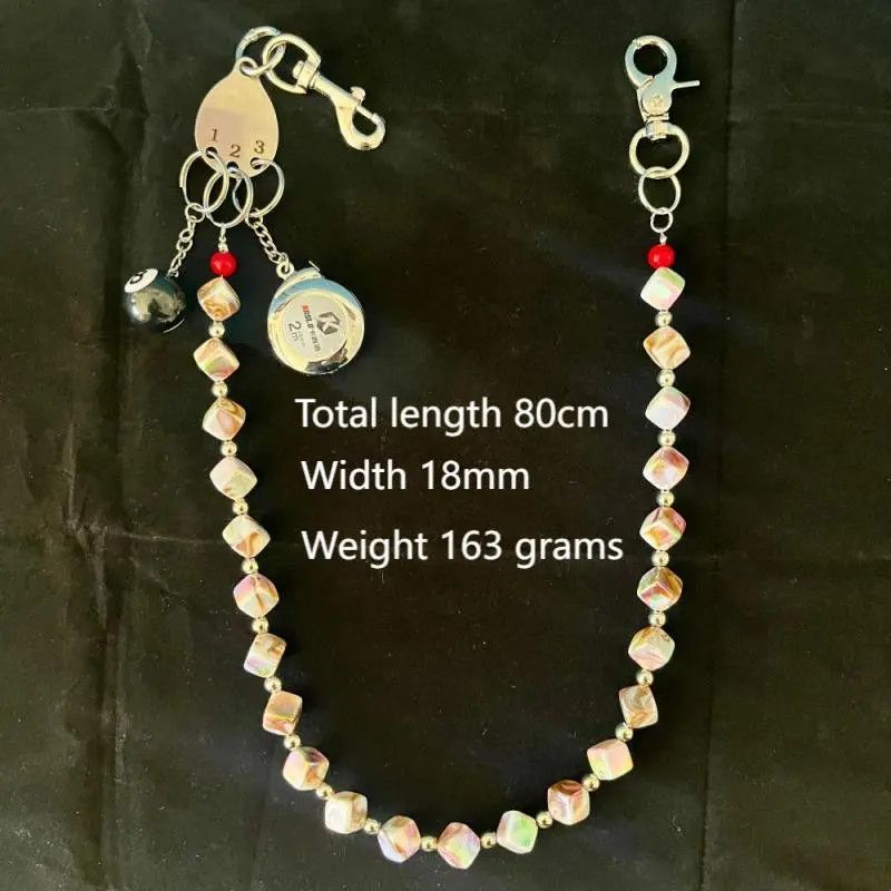 Japanese Brand × Jewelry Multicolour Stone Square beads trousers chain Size ONE SIZE - 5 Thumbnail
