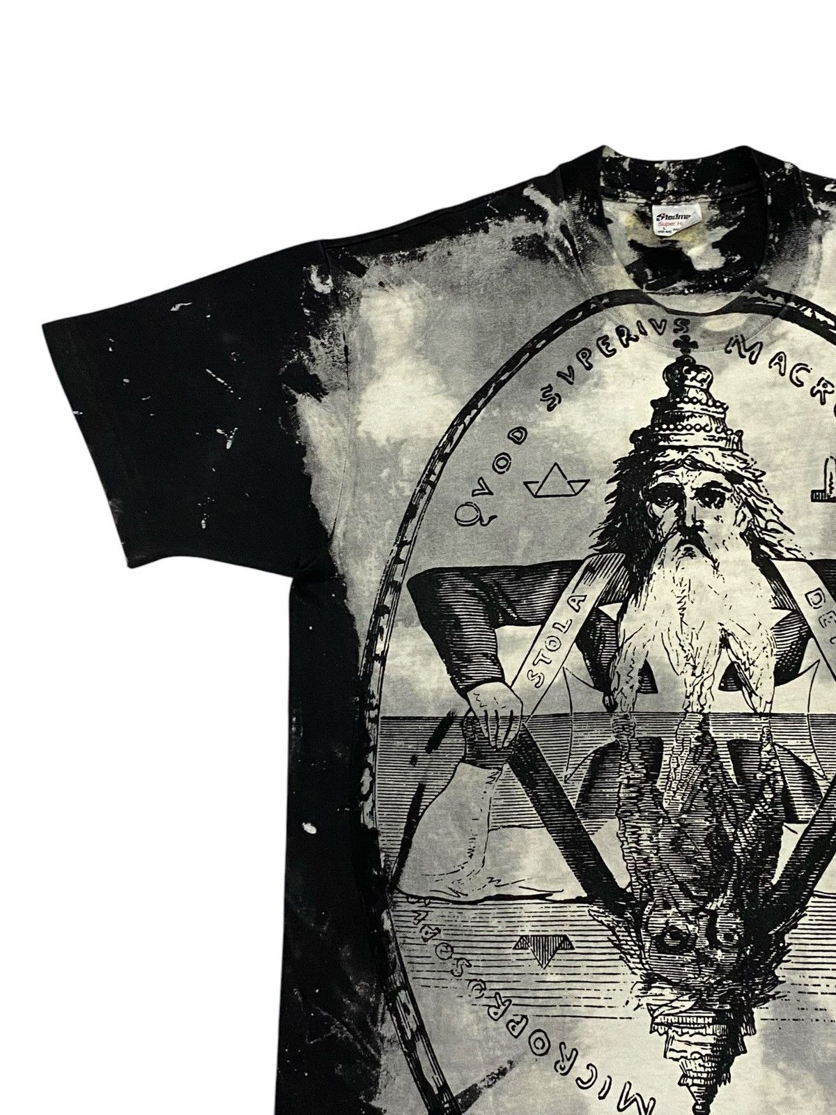 Vintage Rare🔥Vintage 90s Abstract Wizard Mosquitohead Double Sided Size US L / EU 52-54 / 3 - 6 Thumbnail