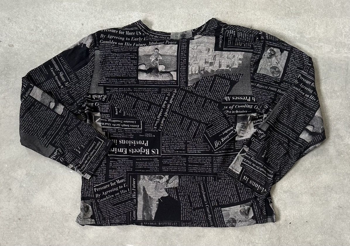 Japanese Brand NEWSPAPER AMERICA TEE Size US M / EU 48-50 / 2 - 5 Thumbnail