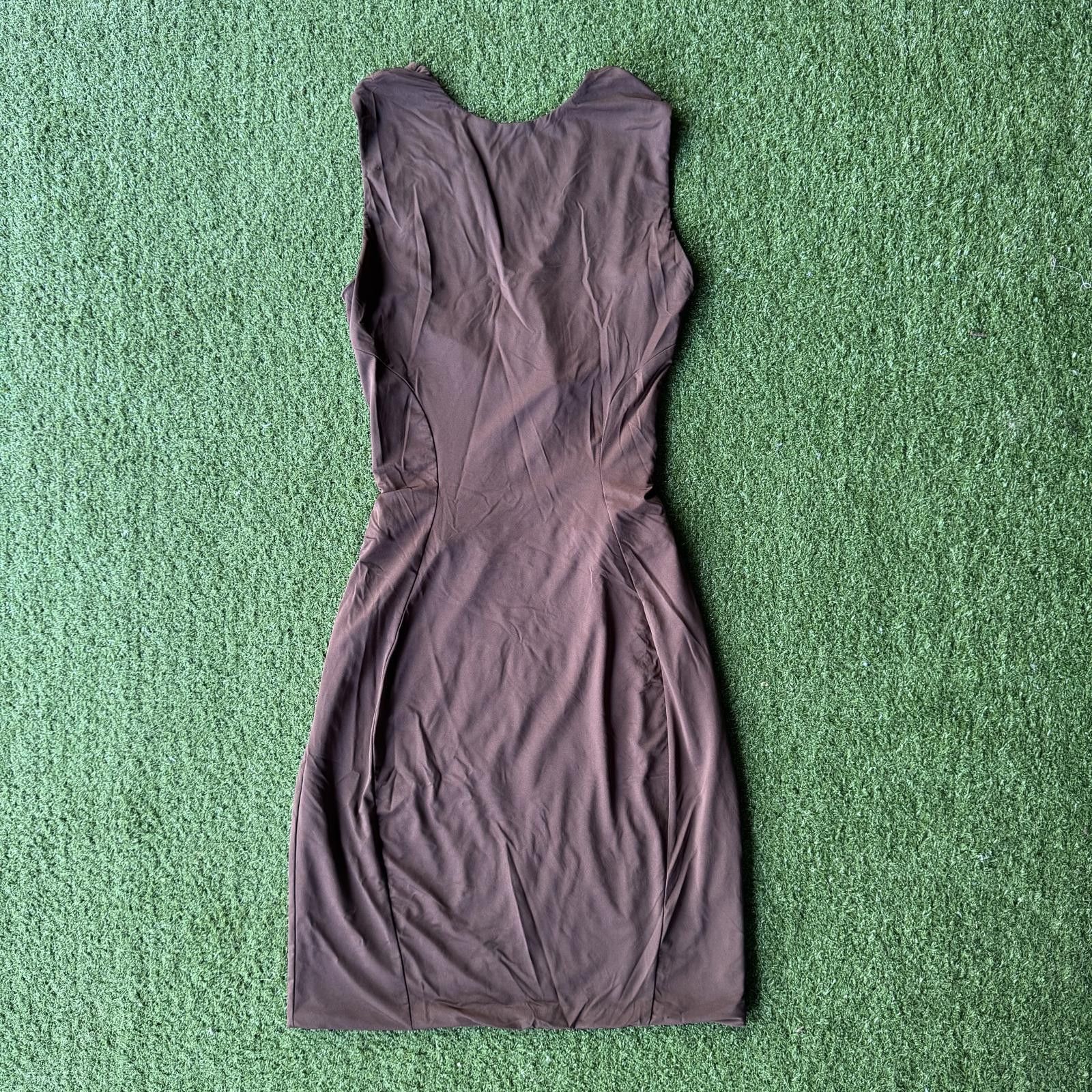 Designer Meshki Women's Backless Bodycon Dress - Size S Size ONE SIZE - 1 Thumbnail