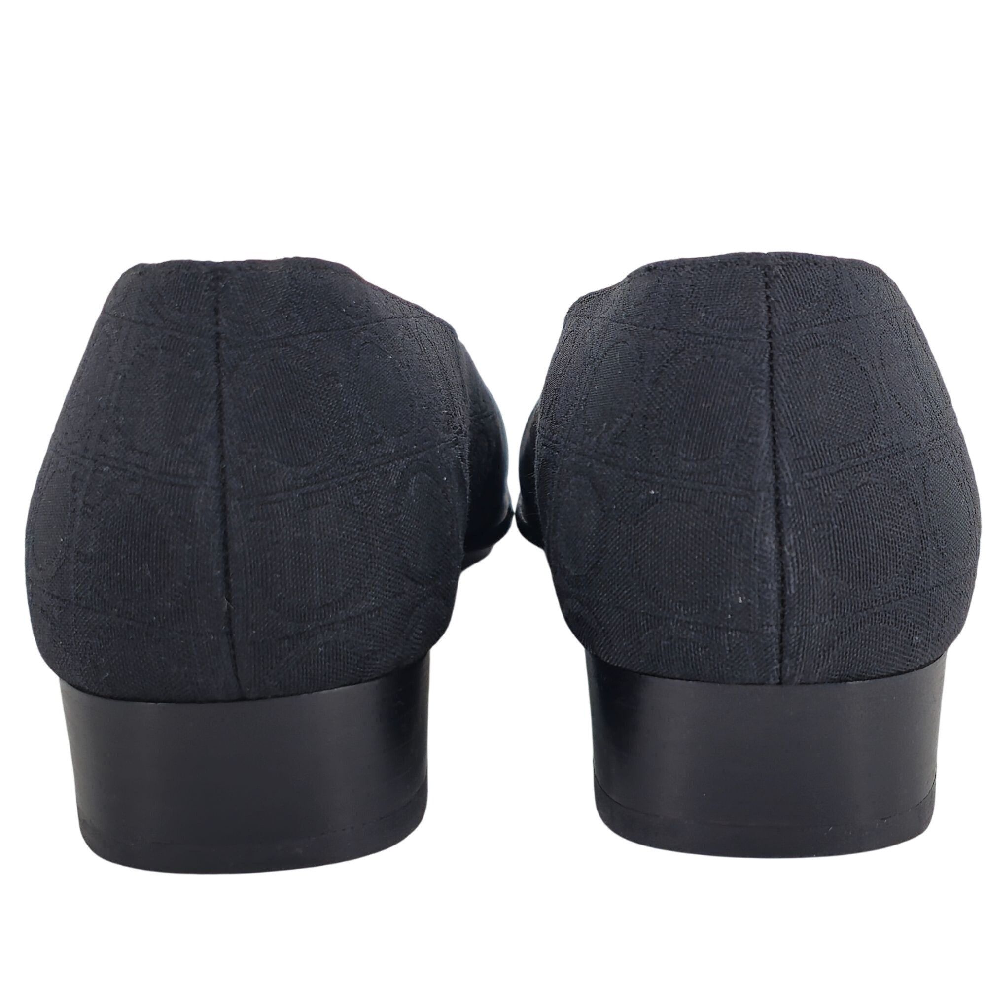 Salvatore Ferragamo Salvatore Ferragamo Italy Womens 8AA Black Signature Gancini Size US 8 / IT 38 - 3 Thumbnail