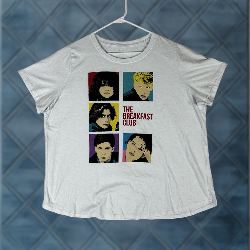 Vintage The Breakfast Club T-Shirt Womens 2X White Movie Tee BCU Size XXL / US 16-18 / IT 52-54 - 1 Thumbnail