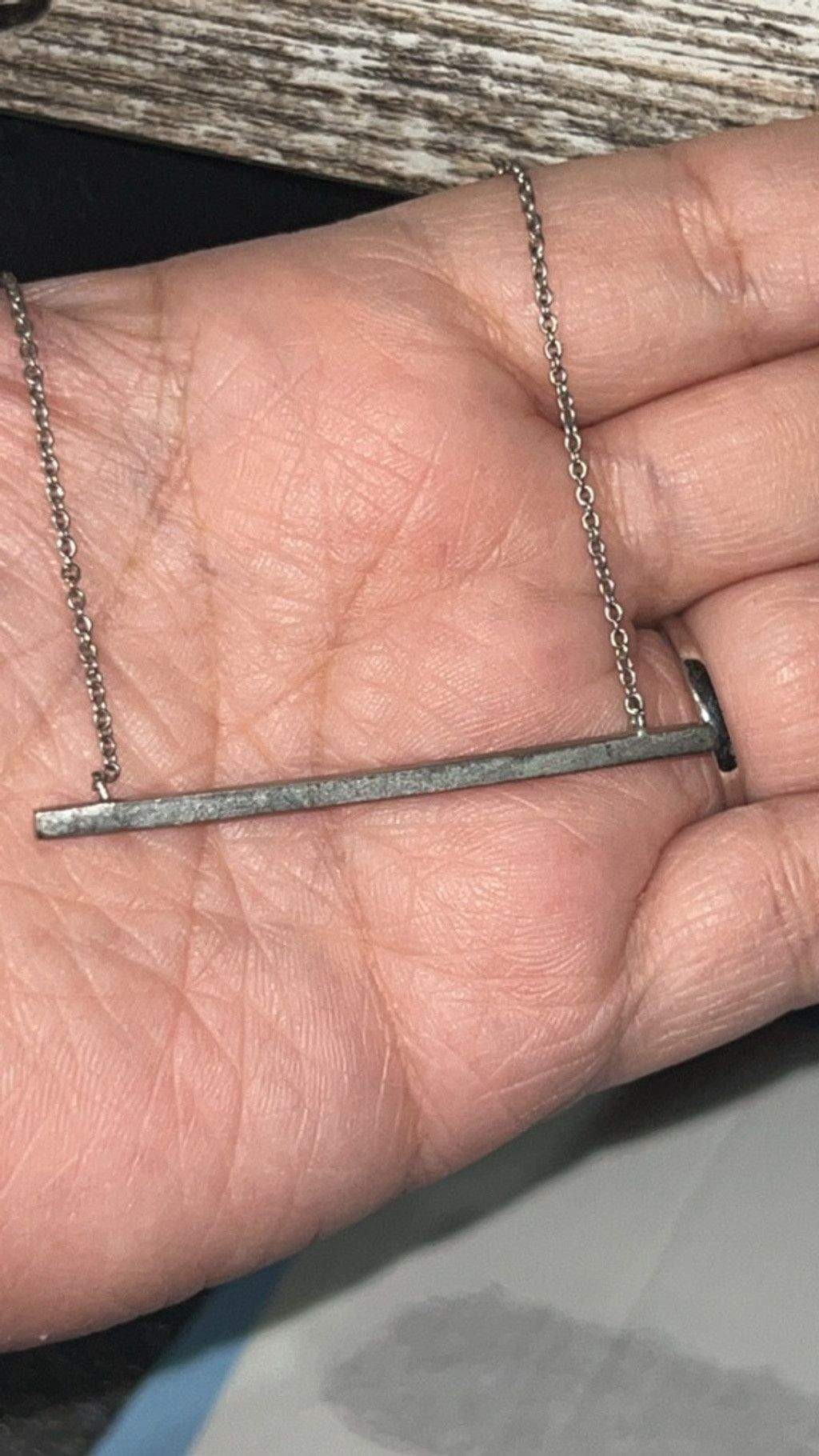 The Unbranded Brand Women's Unbranded Silver Bar Necklace One Size Size ONE SIZE - 4 Thumbnail