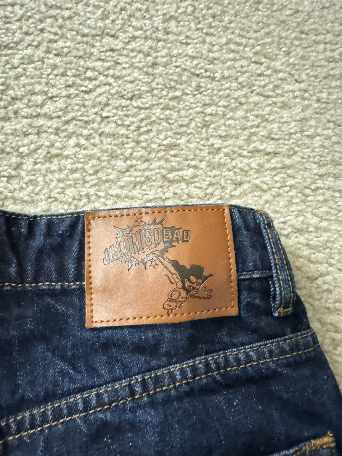 Other Jalonisdead Luigi X Waluigi jeans Size US 30 / EU 46 - 3 Thumbnail