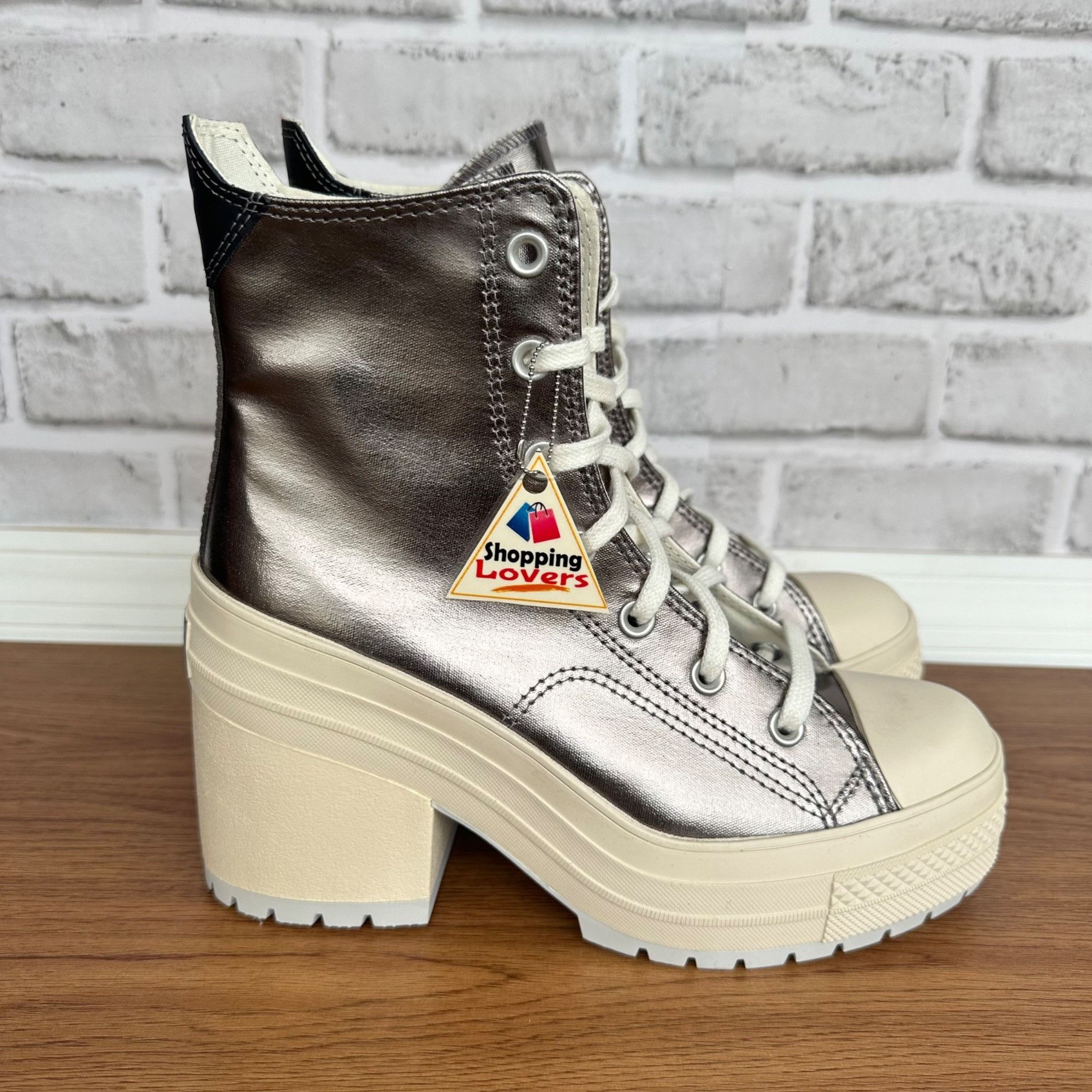 Converse ⭐Converse Chuck 70 De Luxe Heel Sz 5 Mens Shoes Sneakers Met Size US 5 / EU 37 - 1 Thumbnail
