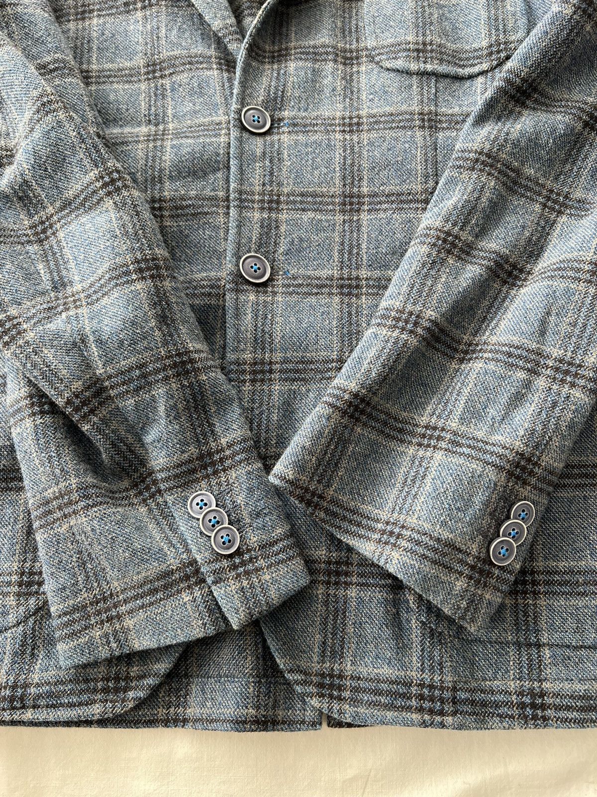 Manuel Ritz Manuel Ritz Cotton Wool Blazer Sz 50 Size 50R - 12 Thumbnail