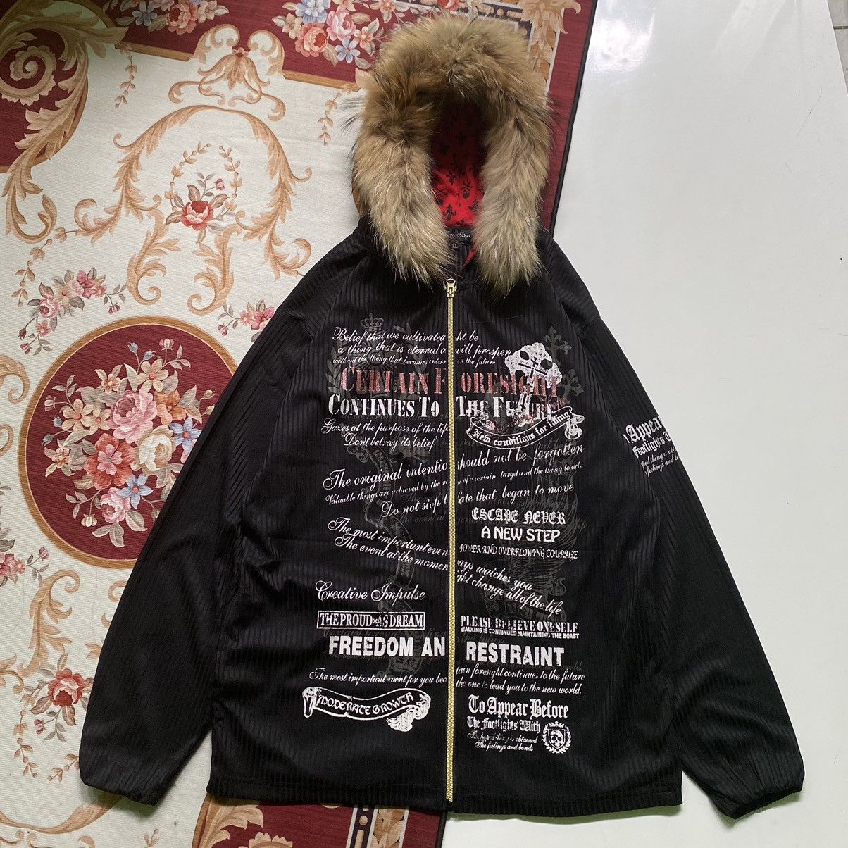 14th Addiction × If Six Was Nine × Le Grande Bleu (L.G.B.) RARE❤️‍🔥 TimeStep Poem Punk fur Hoodie ifsixwasnine lgb style Size US L / EU 52-54 / 3 - 1 Thumbnail