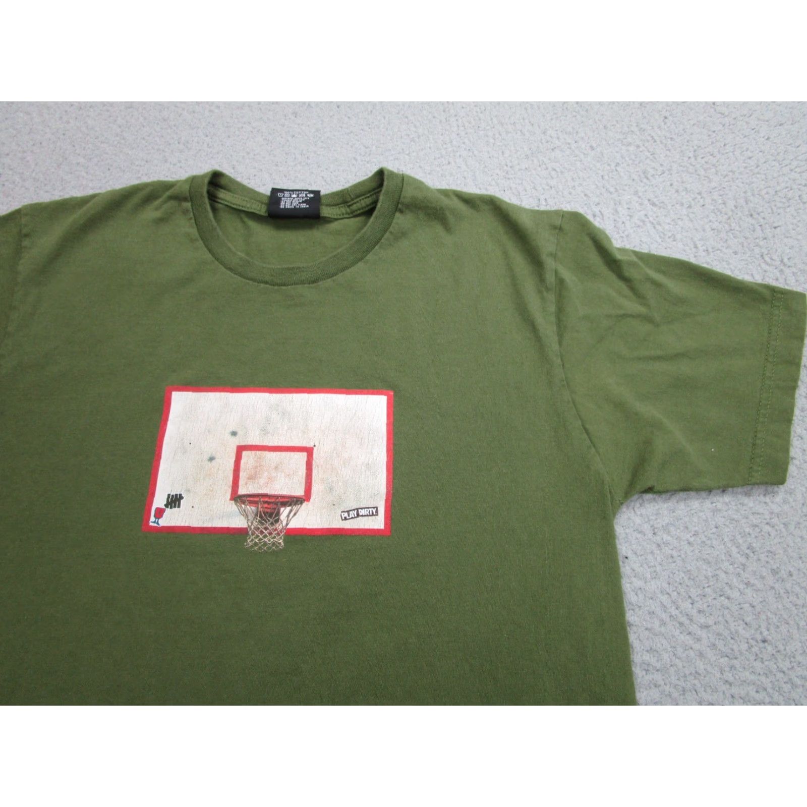 Undefeated Undefeated Shirt Mens M Green Basketball Streetwear Tee” Size US M / EU 48-50 / 2 - 2 Thumbnail