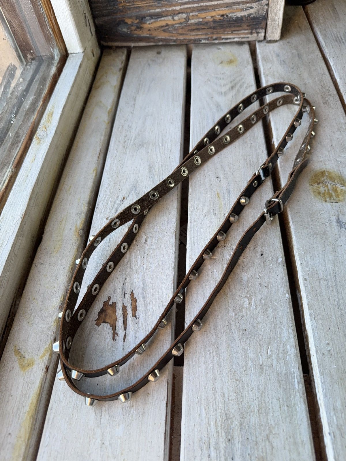 If Six Was Nine 90s Y2K Avant Garde Punk Hysteric Japanese Retro Style Belt Size ONE SIZE - 2 Thumbnail