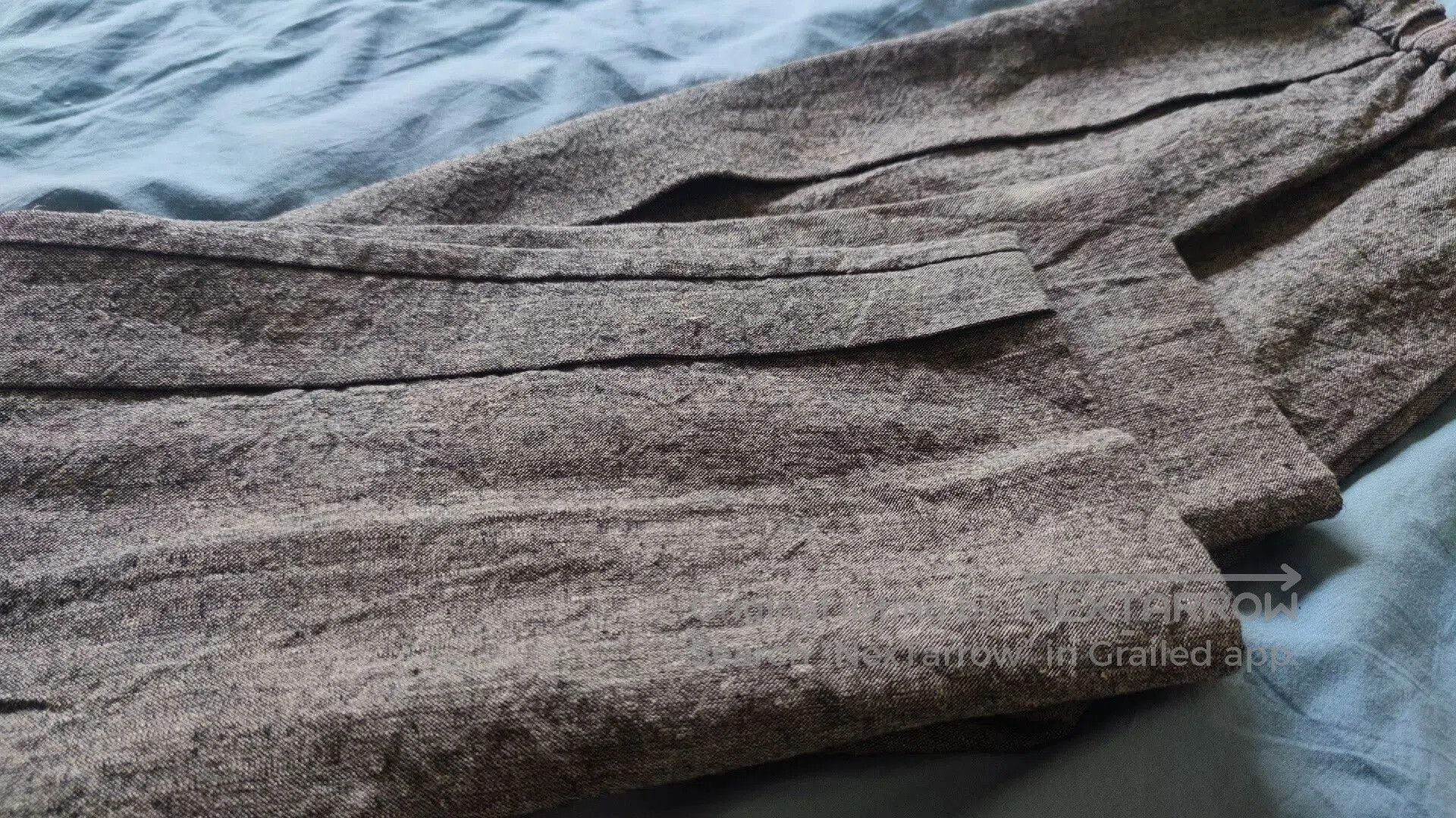 ROGGYKEI Roggykei Linen Layered Cropped Pants. Size US 28 / EU 44 - 7 Thumbnail