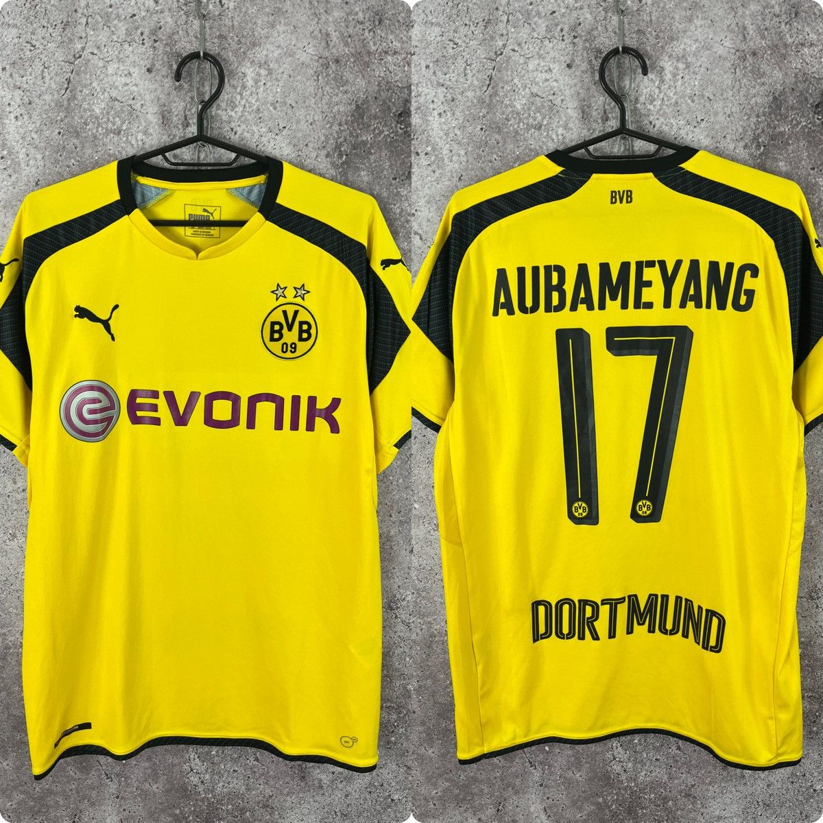 Puma Borussia Dortmund #17 Aubameyang Cup Shirt 2016/2017 Jersey Size US L / EU 52-54 / 3 - 1 Thumbnail