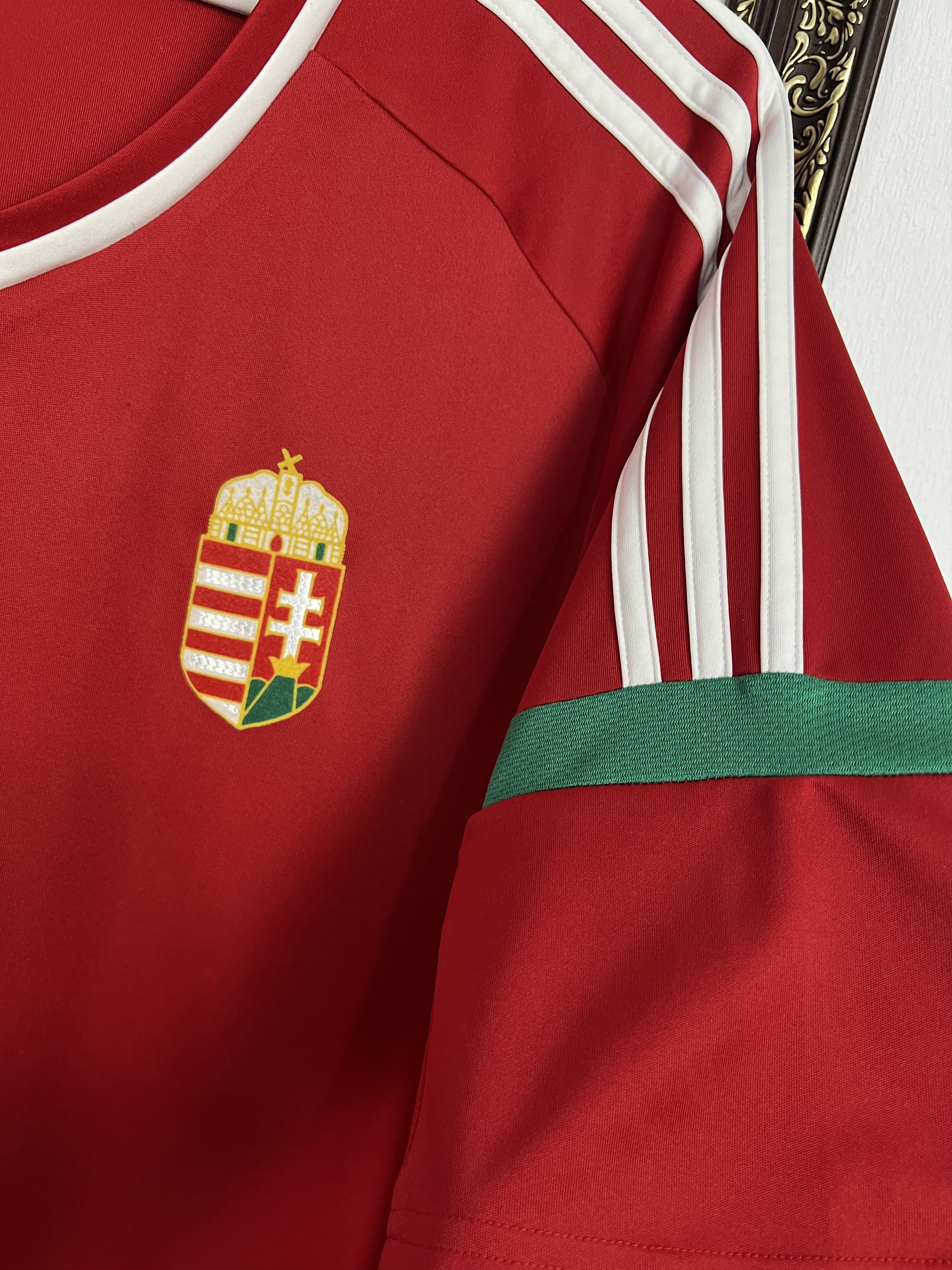Adidas Hungary Home football shirt 2016 Soccer Adidas Jersey Size US XXL / EU 58 / 5 - 4 Thumbnail